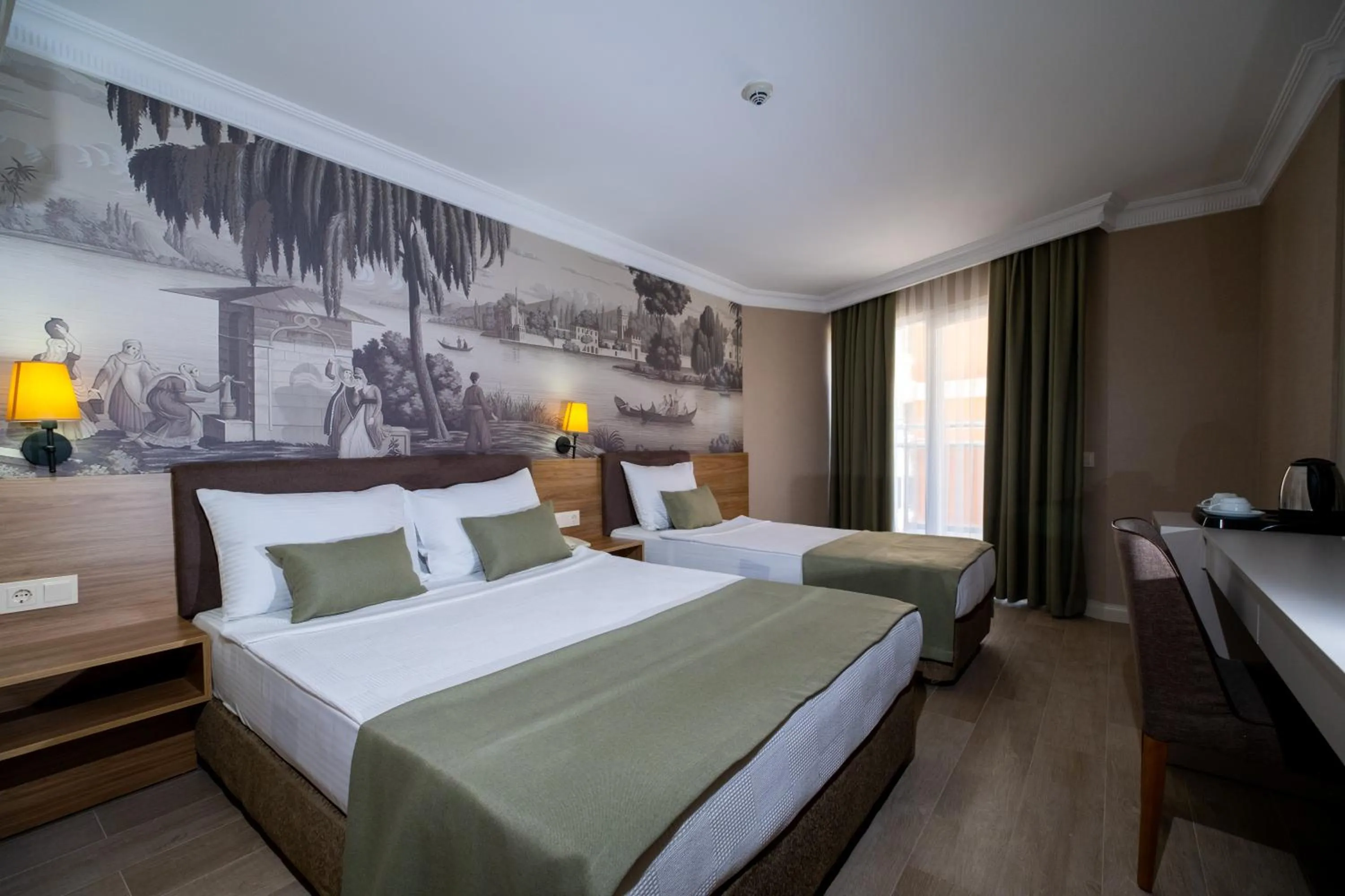 Bed in White Gold Hotel & Spa