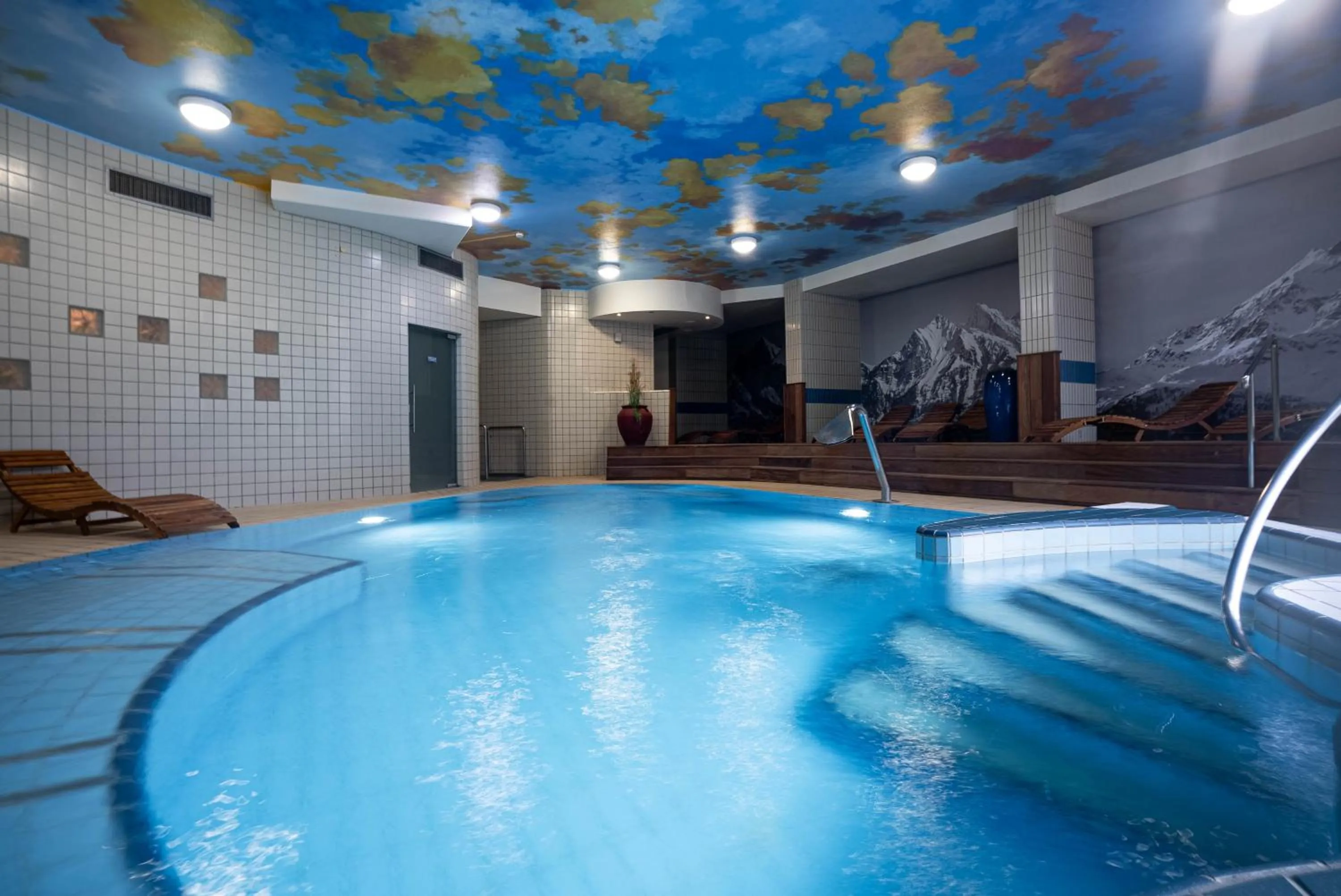 Pool view in Hotel Kranjska Gora