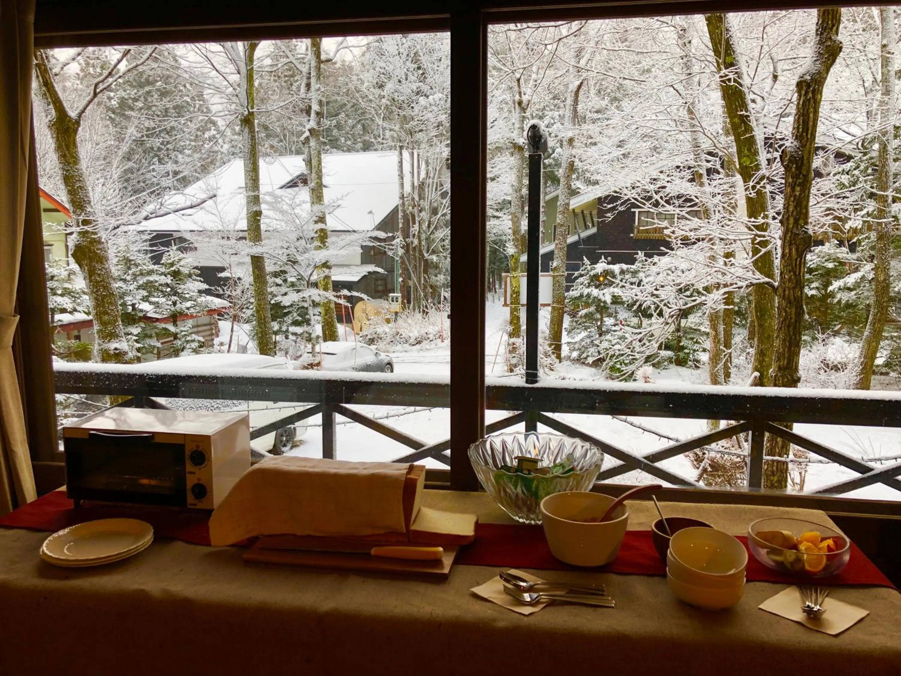 Continental breakfast in The Guest House Japan Hakuba