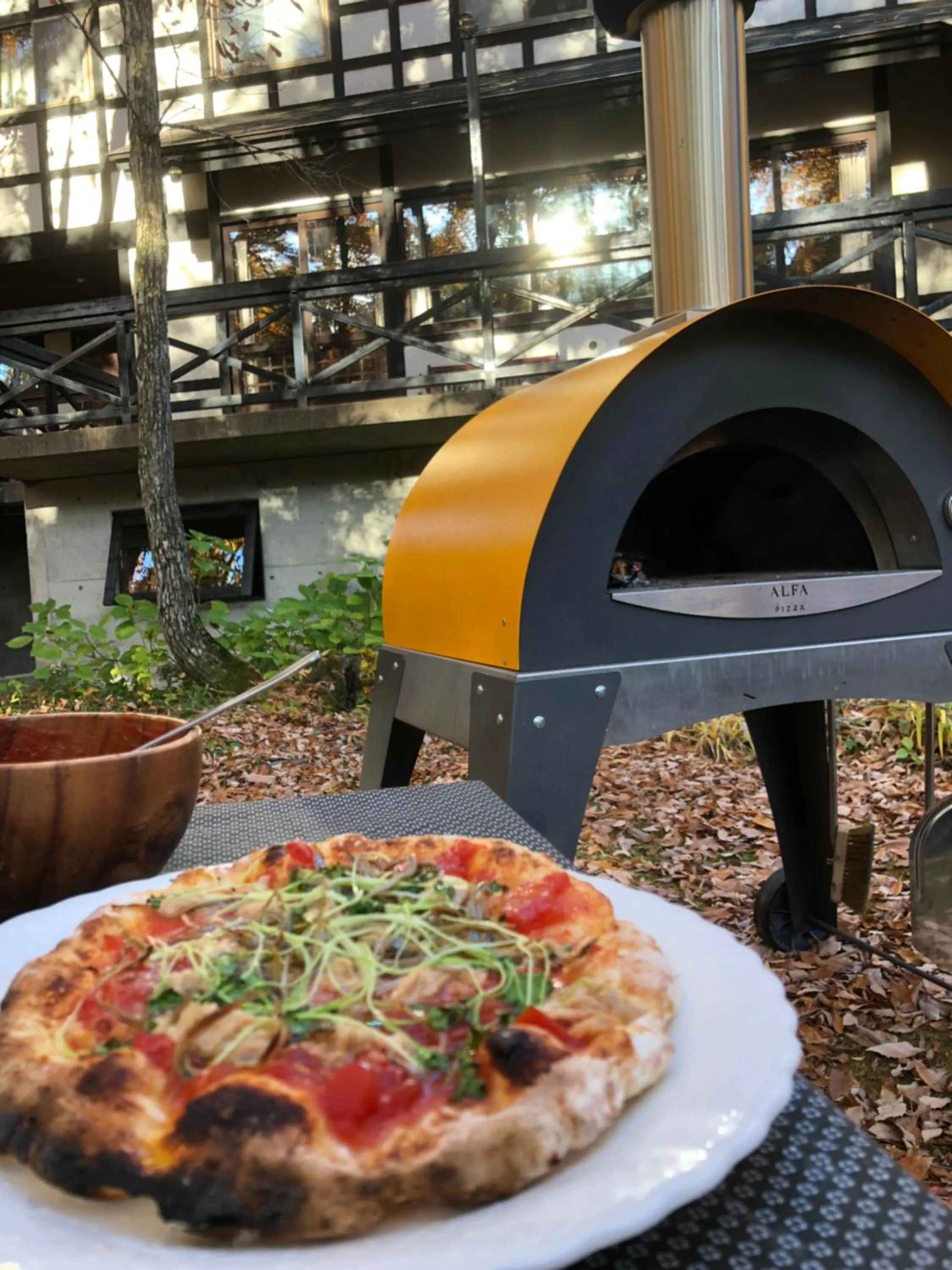 BBQ facilities in The Guest House Japan Hakuba