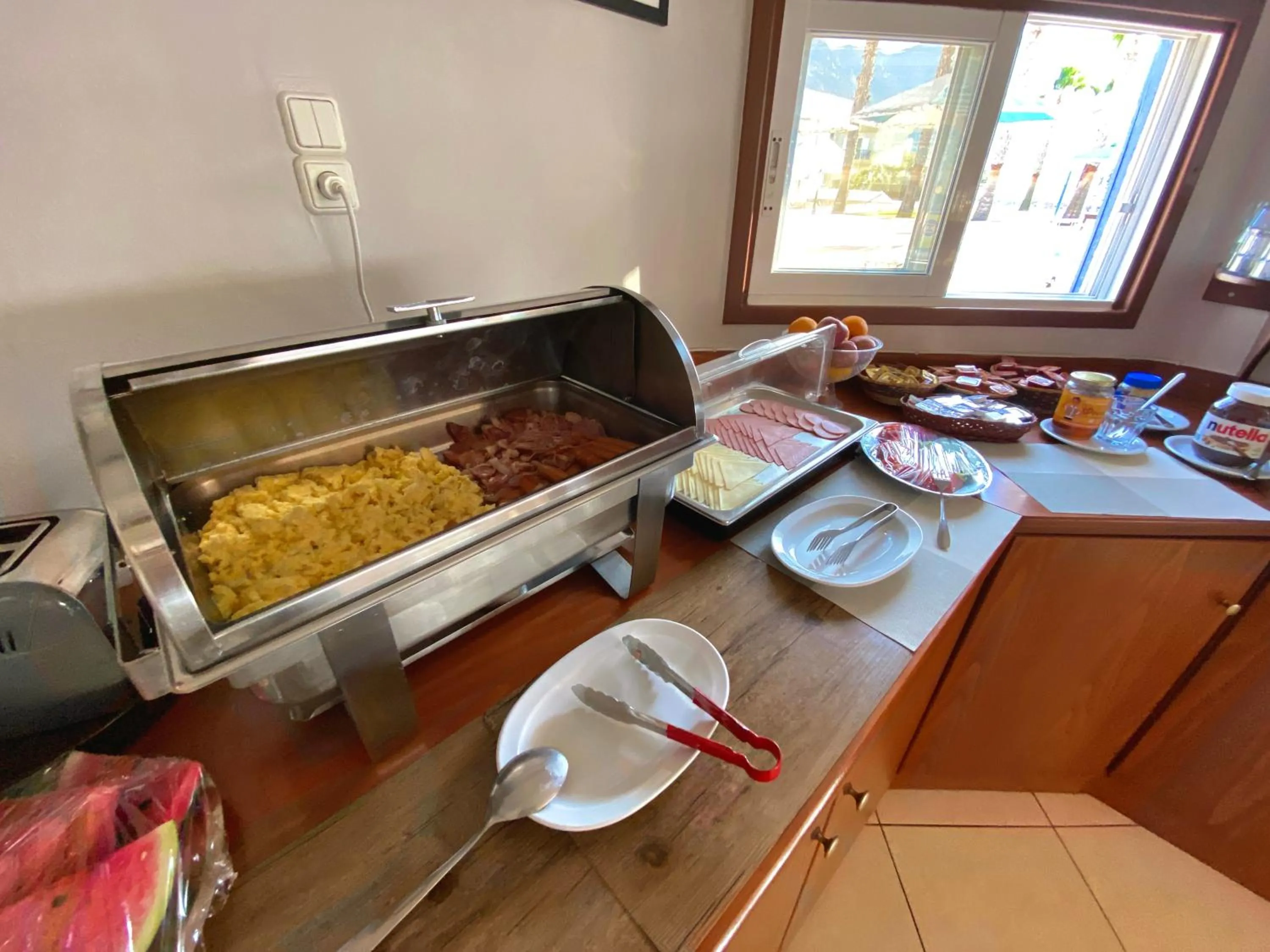 Breakfast in Mammis Beach Hotel