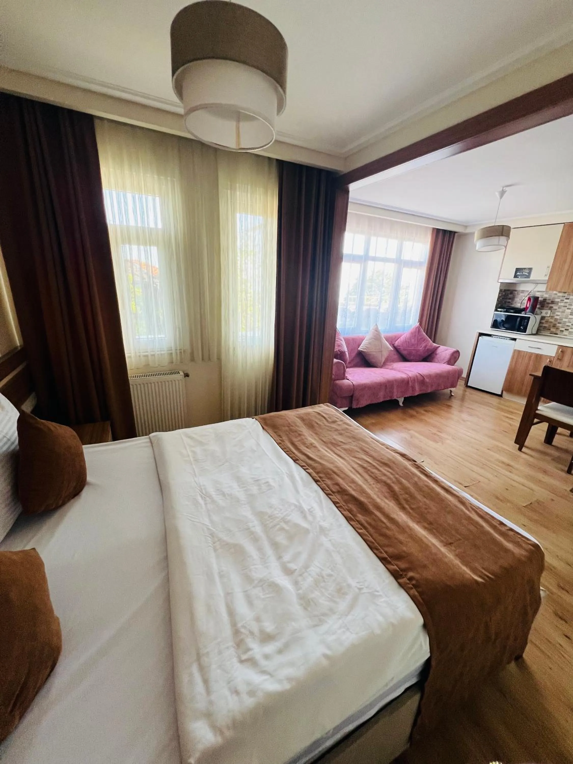 Bed in Aycan Sultan Apart Hotel