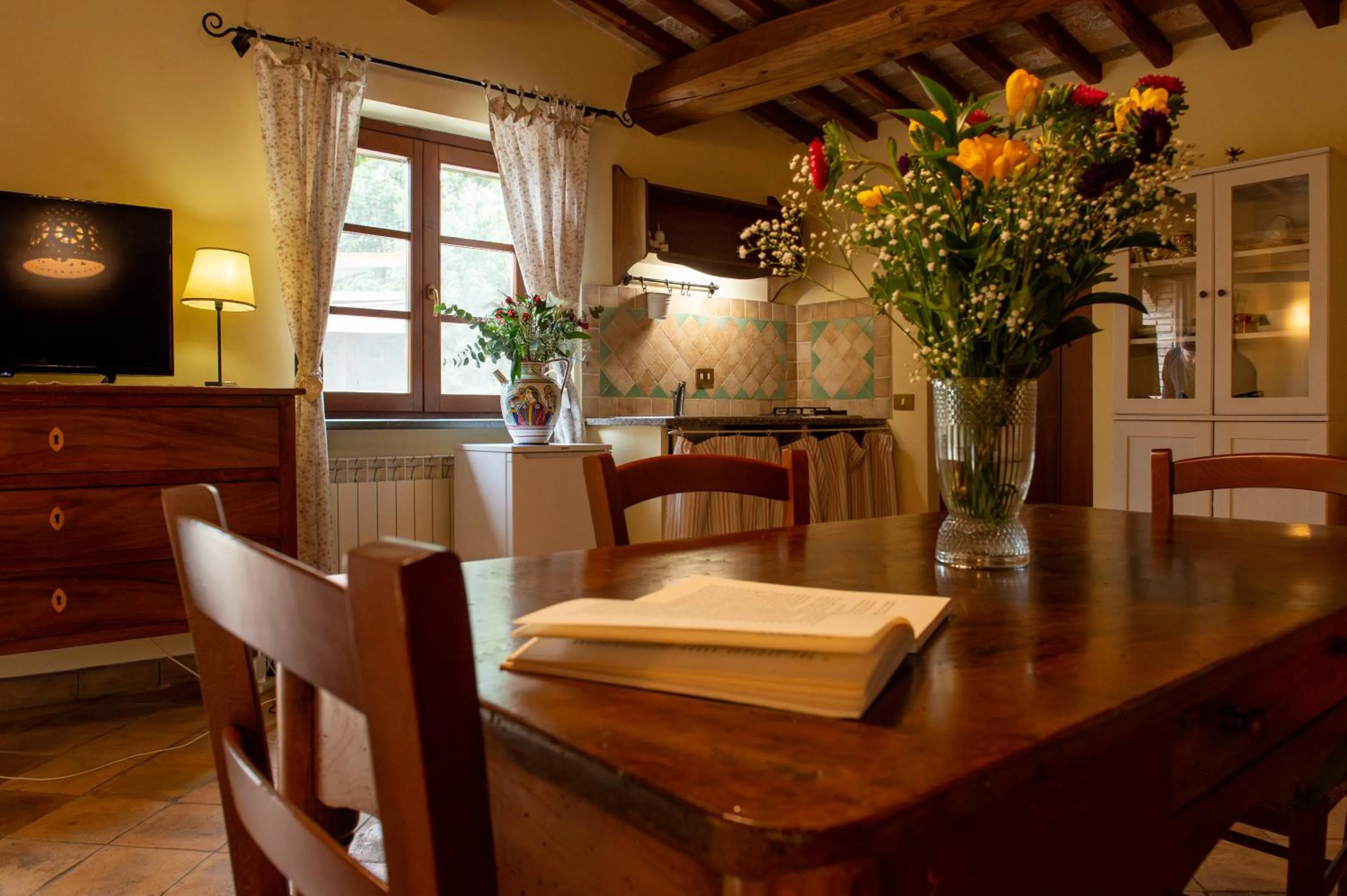 Living room in Podere Sette Piagge