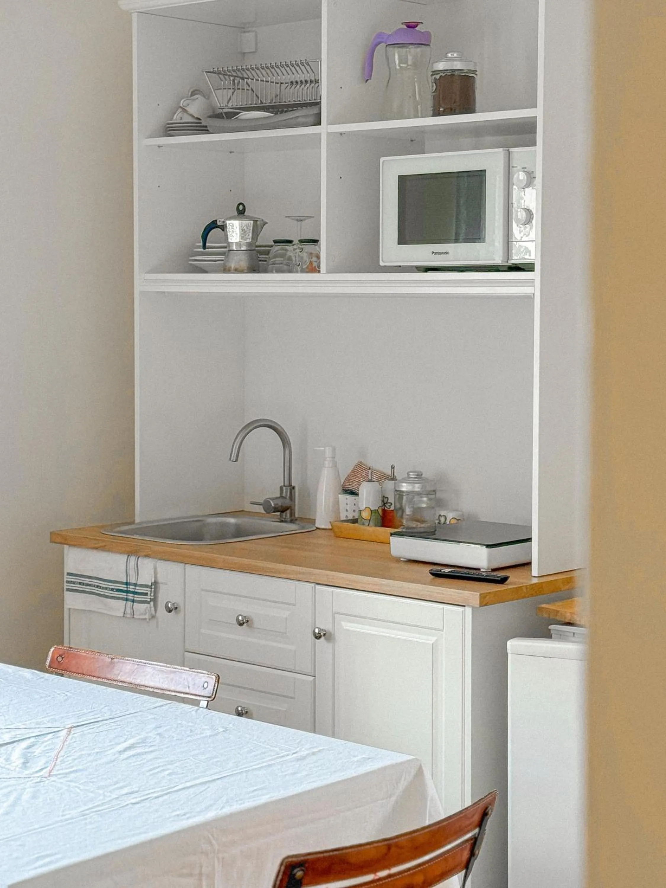 Kitchen or kitchenette in Podere Sette Piagge