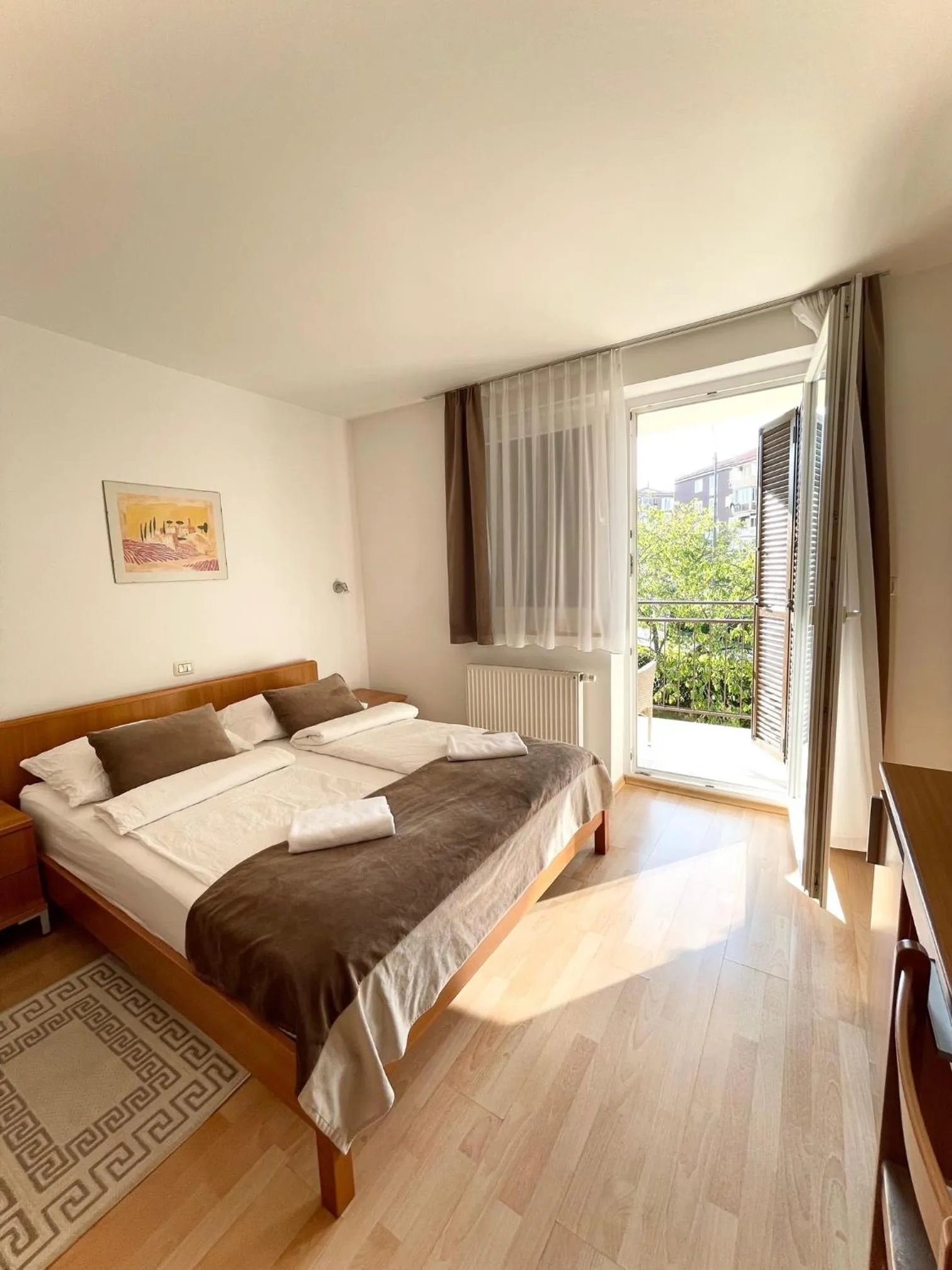 Seating area, Bed in Garni Hotel Keltika