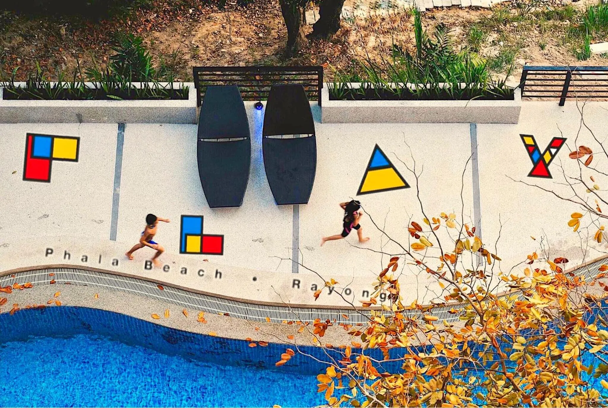 Swimming pool in Play Phala Beach Rayong