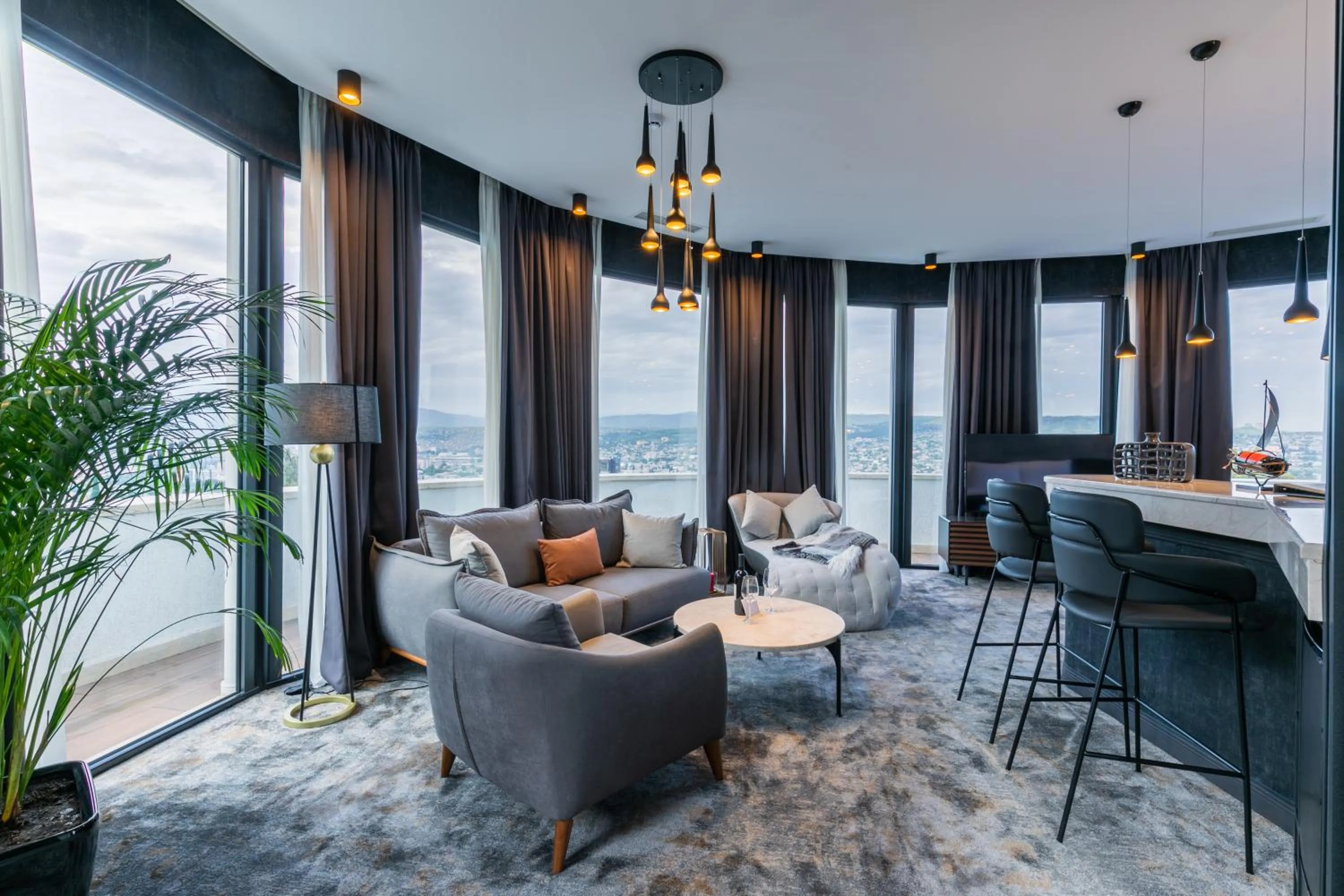 Seating area in Hotel Adamo