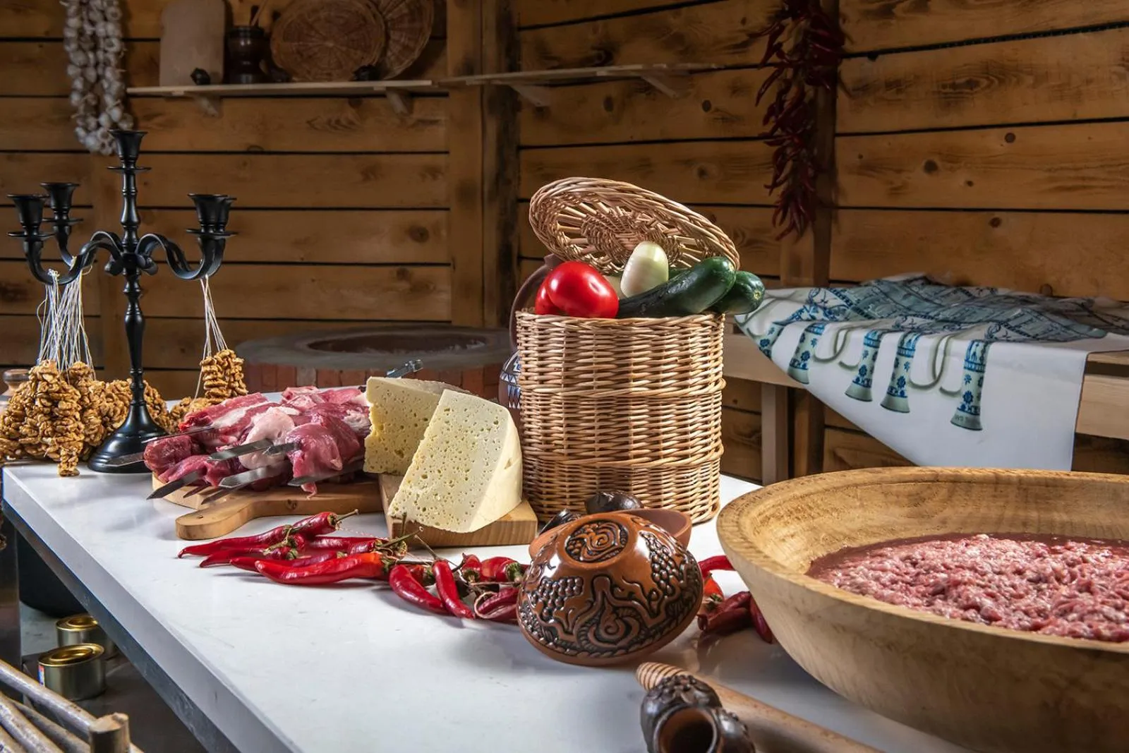 Food and drinks in Hotel Adamo