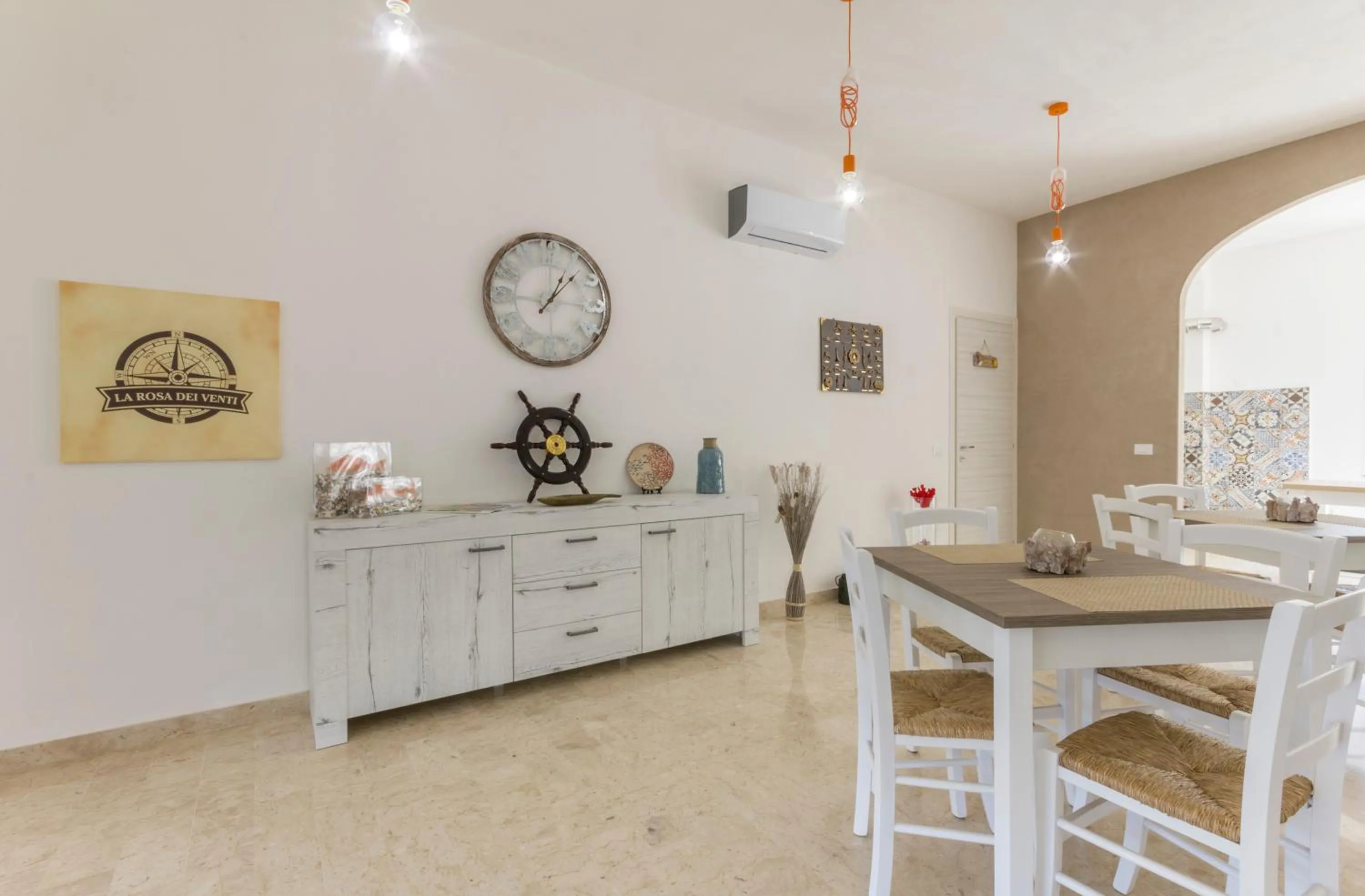 Dining area in La Rosa Dei Venti