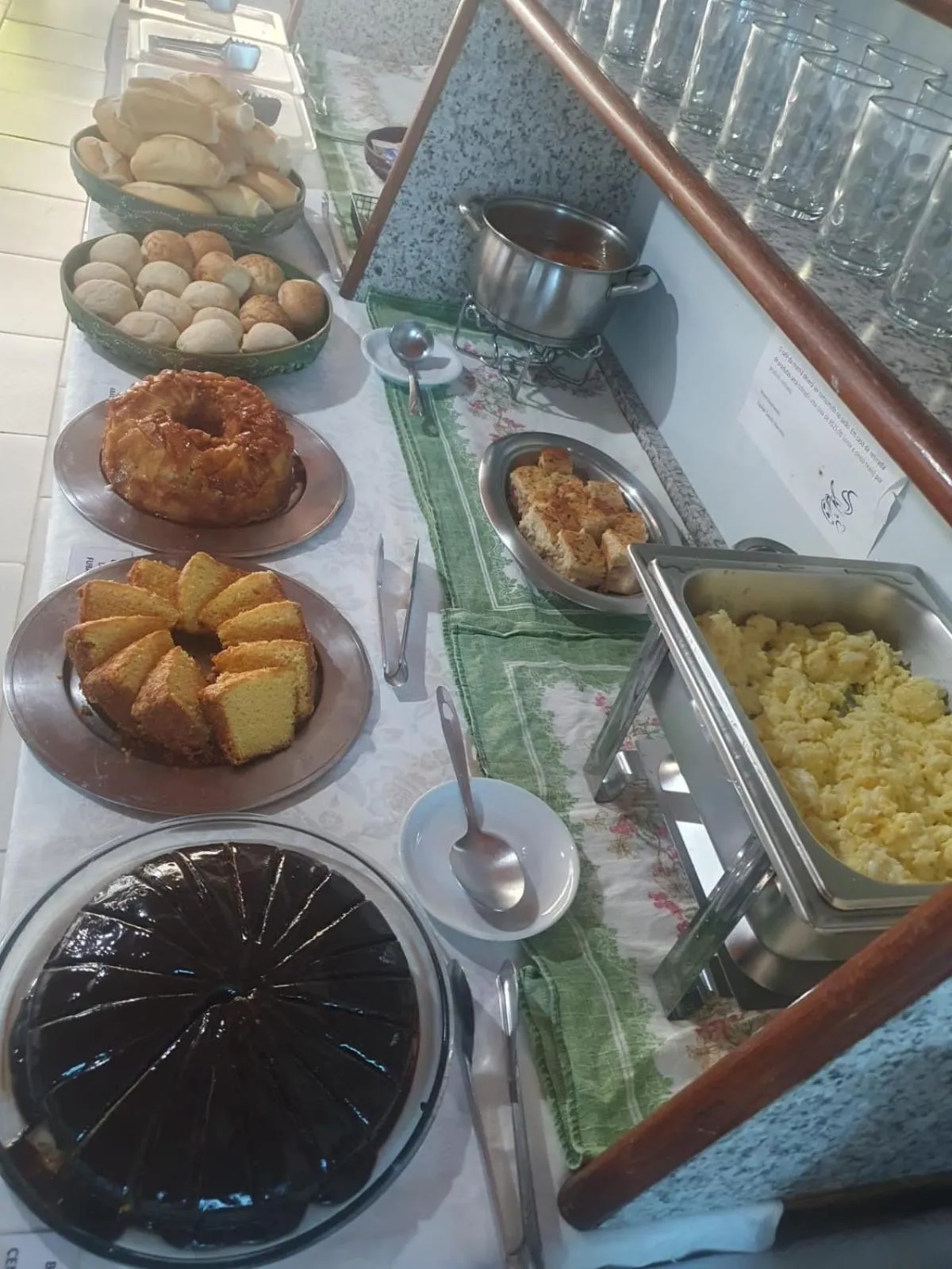 Buffet breakfast in Pousada Cavalo Marinho
