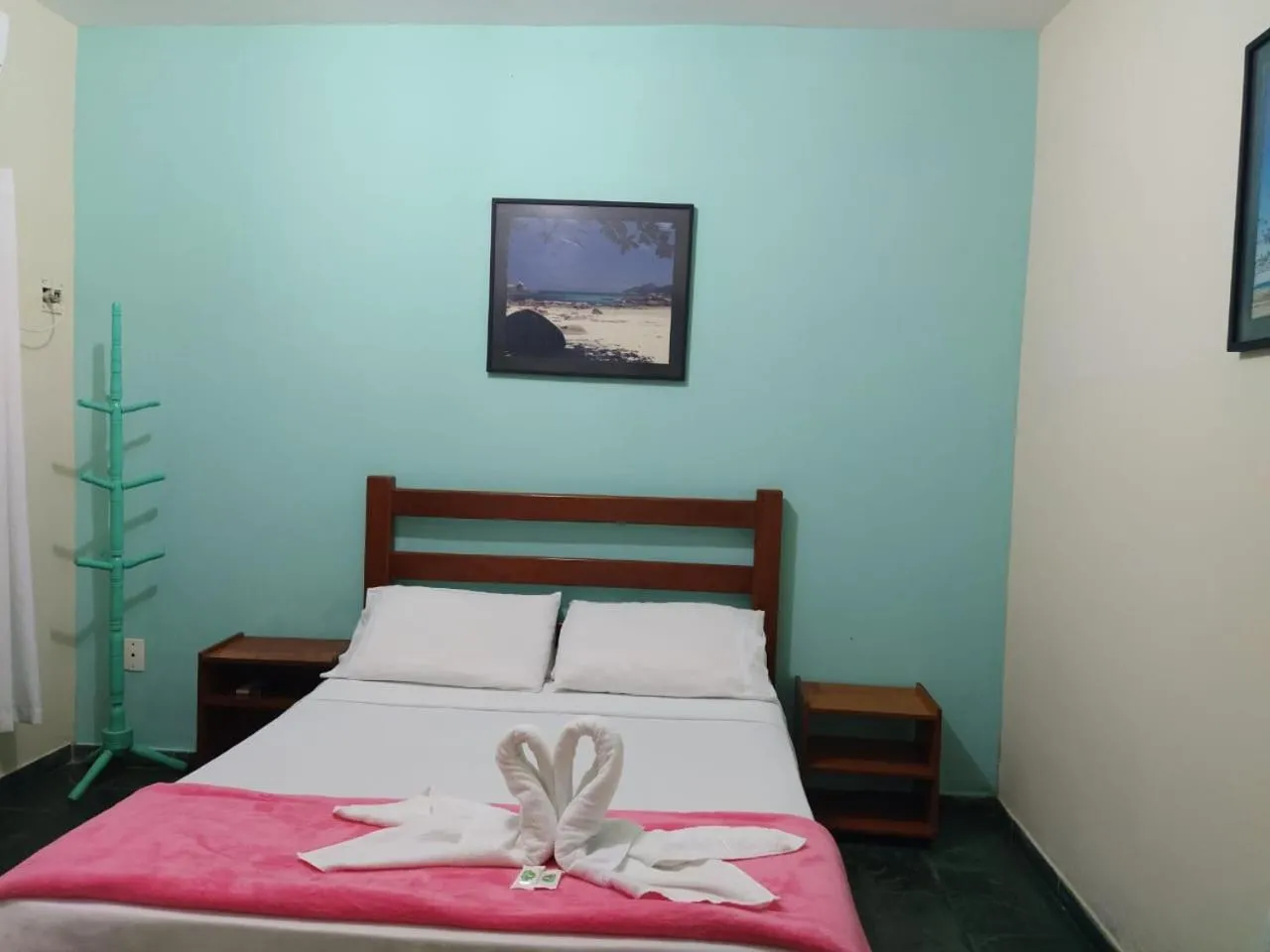 Bed in Pousada Cavalo Marinho