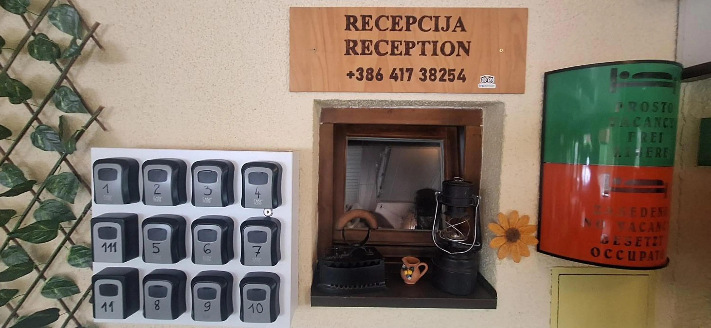 locker in Pri Ancki B&B Ljubljana suburbs