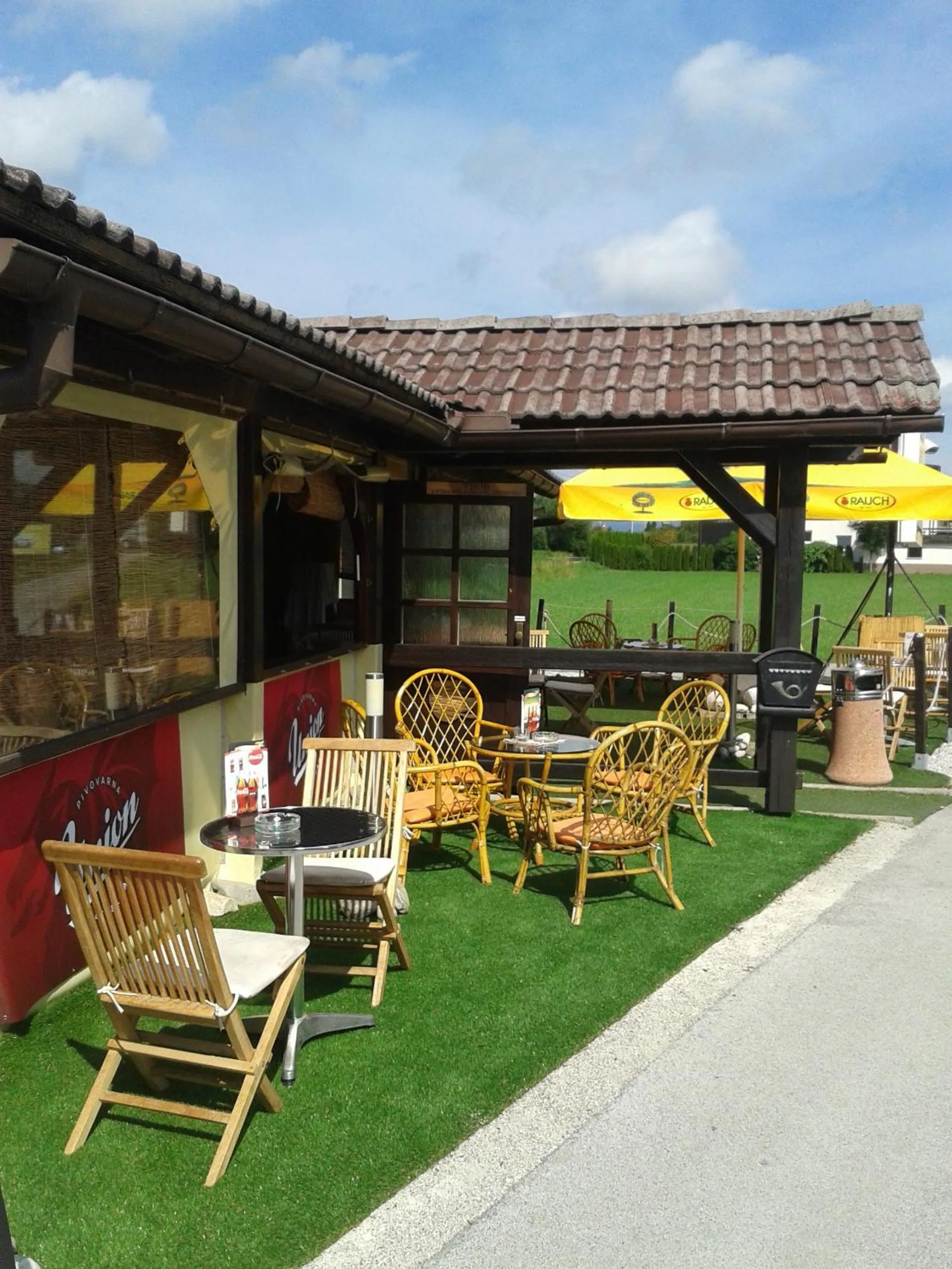 Balcony/Terrace in Pri Ancki B&B Ljubljana suburbs