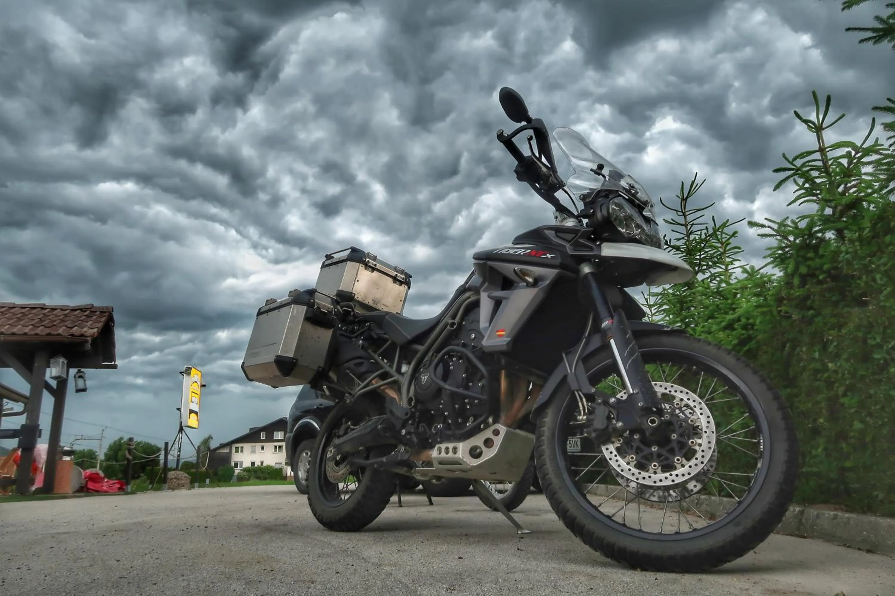 Street view in Pri Ancki B&B Ljubljana suburbs