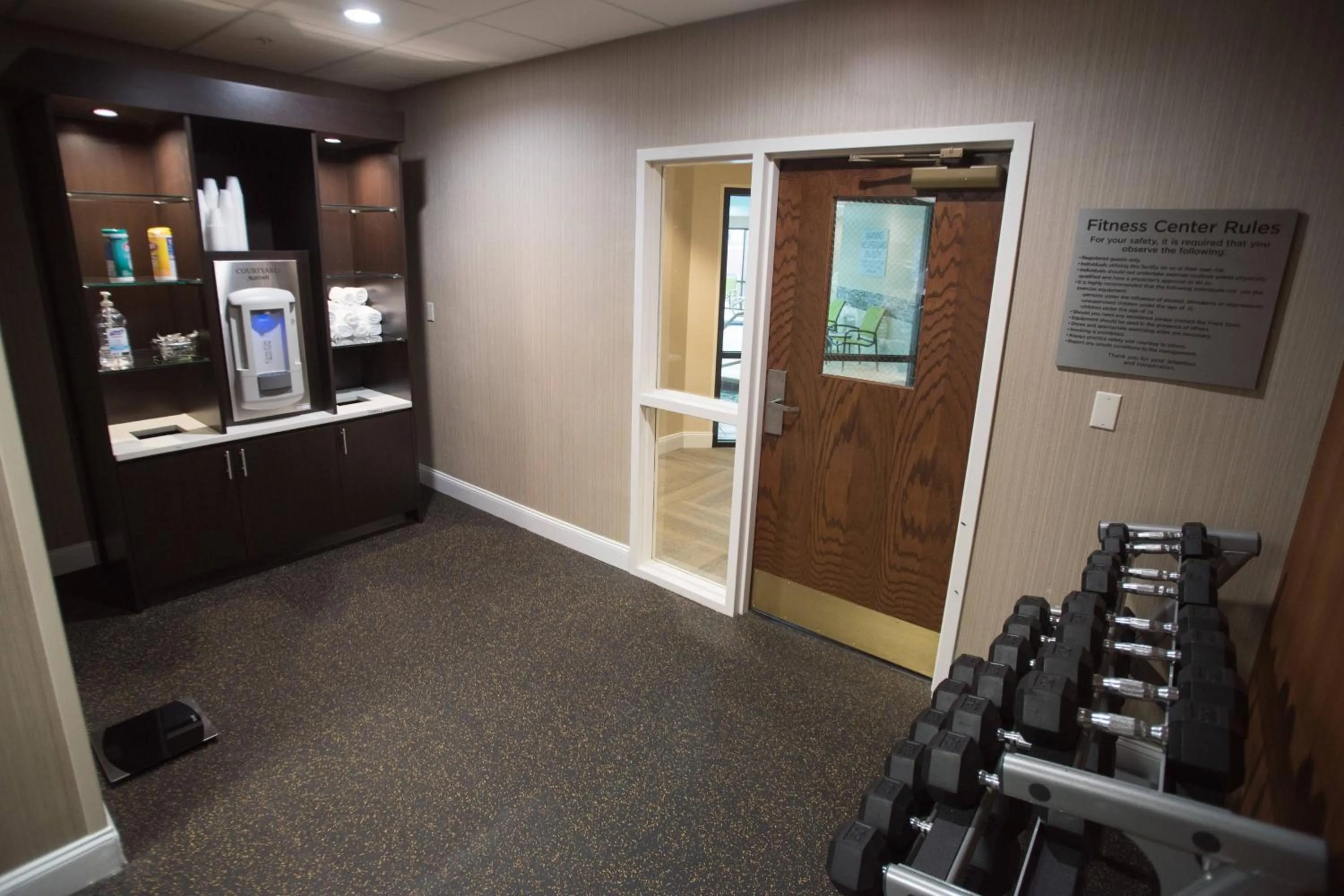 Fitness centre/facilities in Courtyard by Marriott Hickory