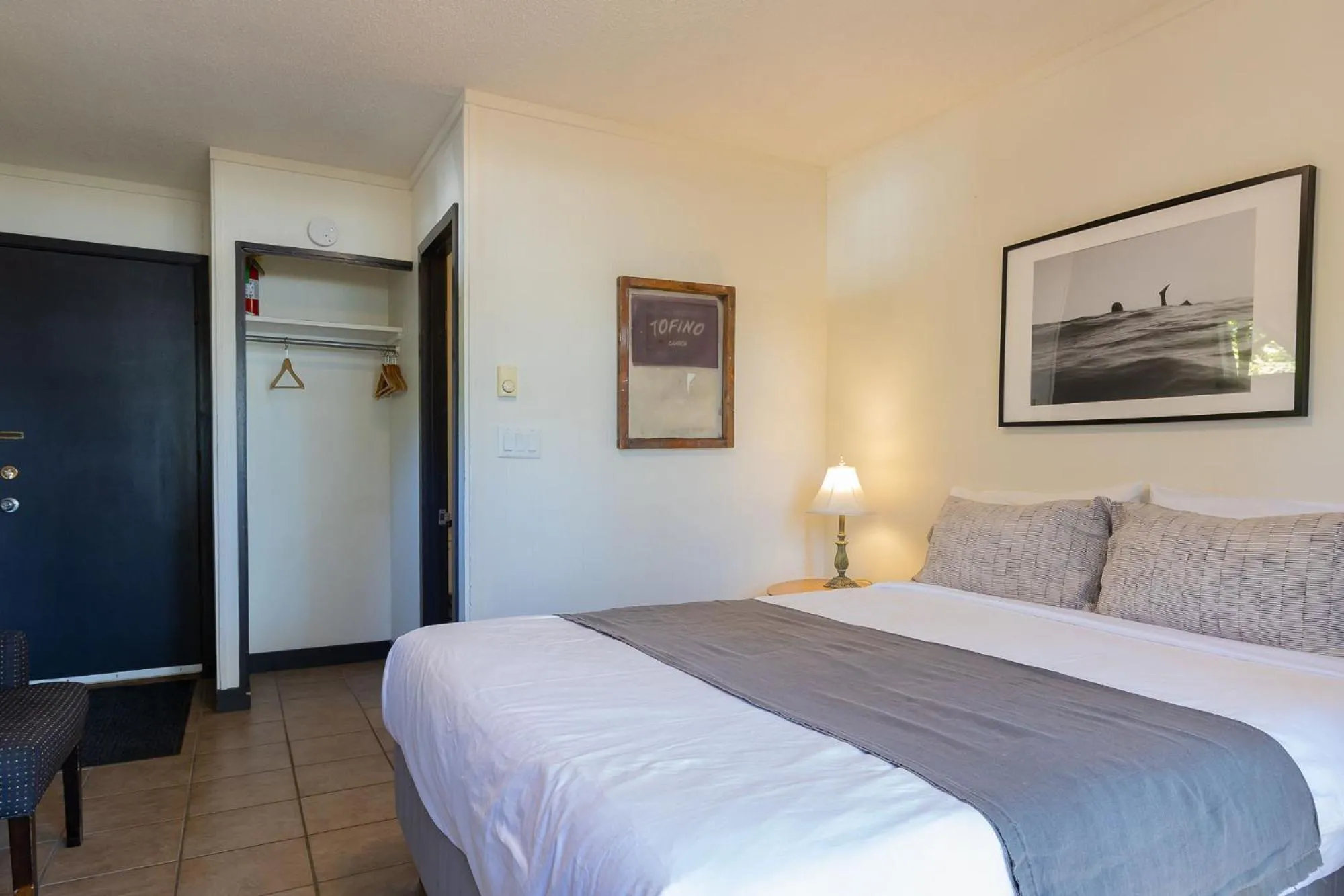 Bed in Mackenzie Beach Resort