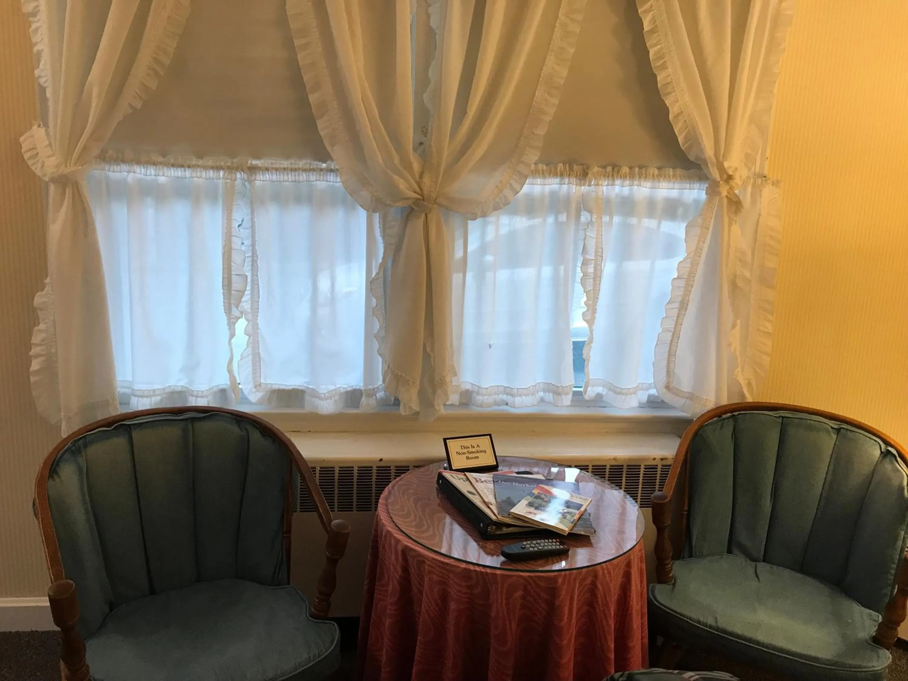 Seating area in The 1896 House Country Inn - Brookside & Pondside