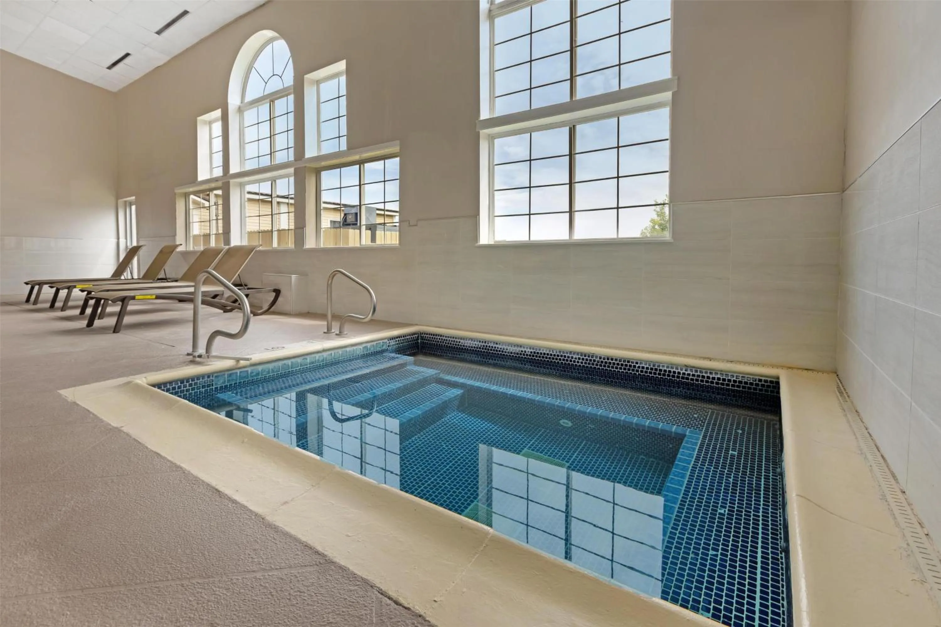 Pool view in Best Western Cooperstown
