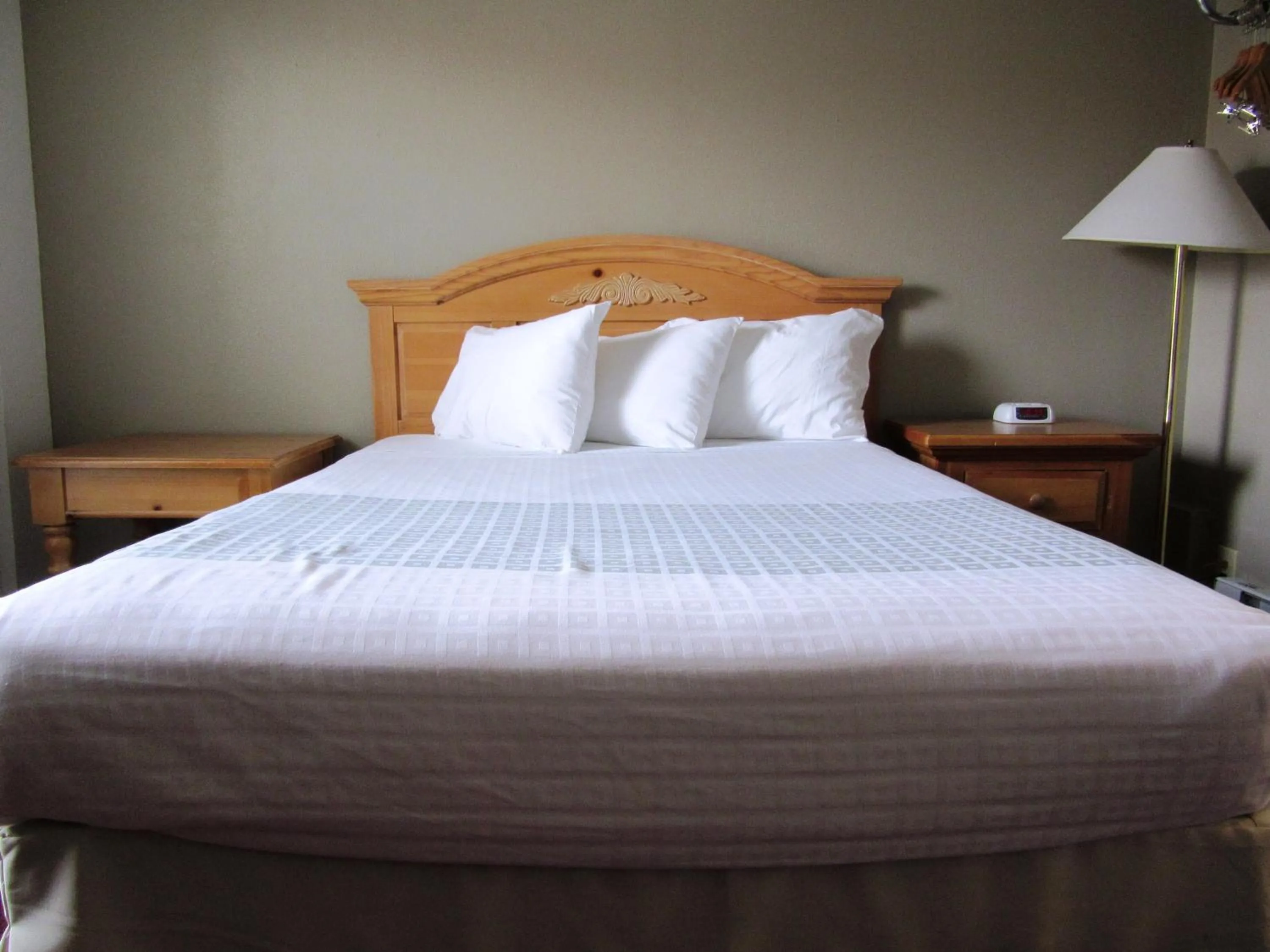 Bed in White Buffalo Hotel