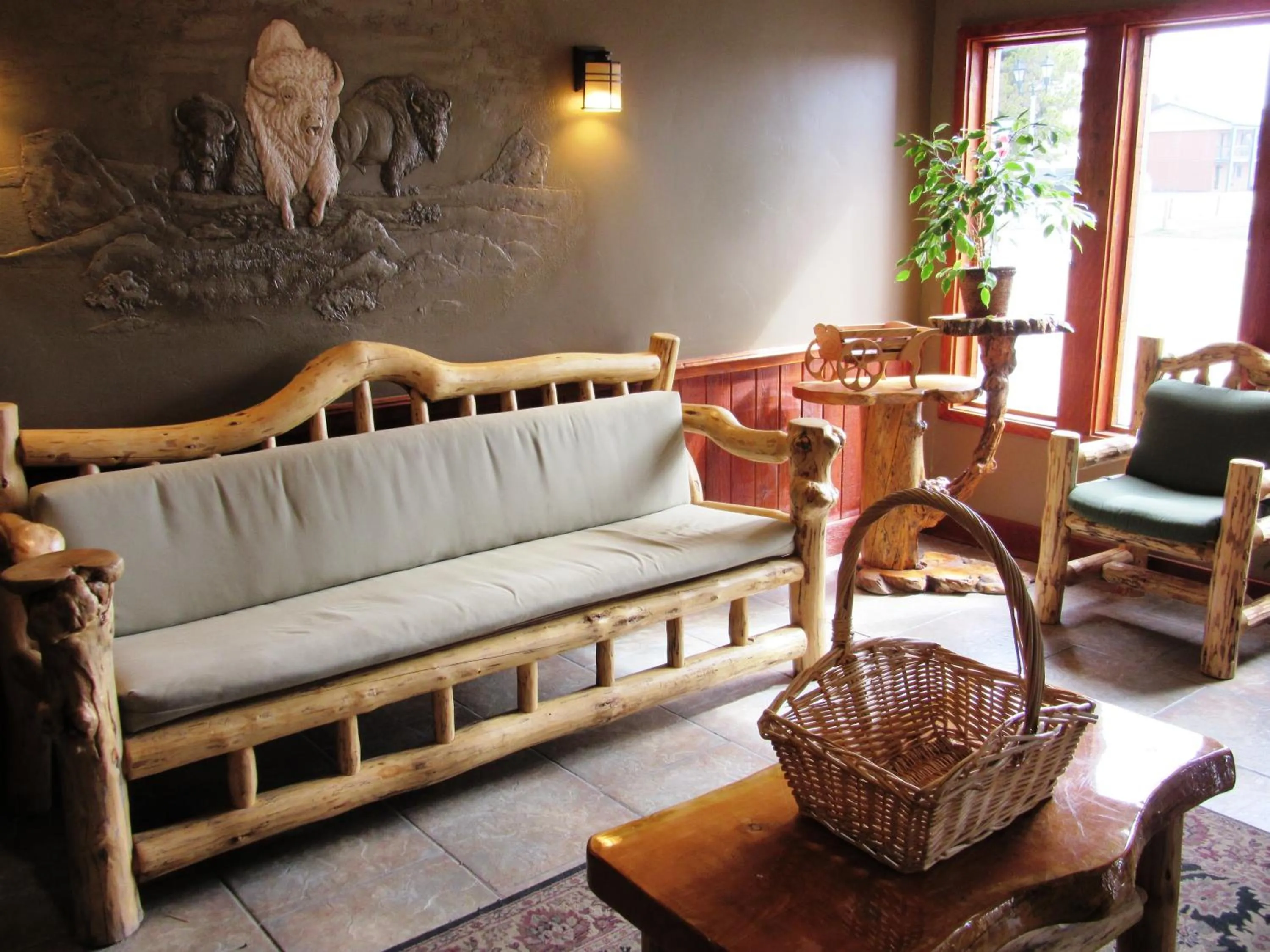 Lobby or reception in White Buffalo Hotel