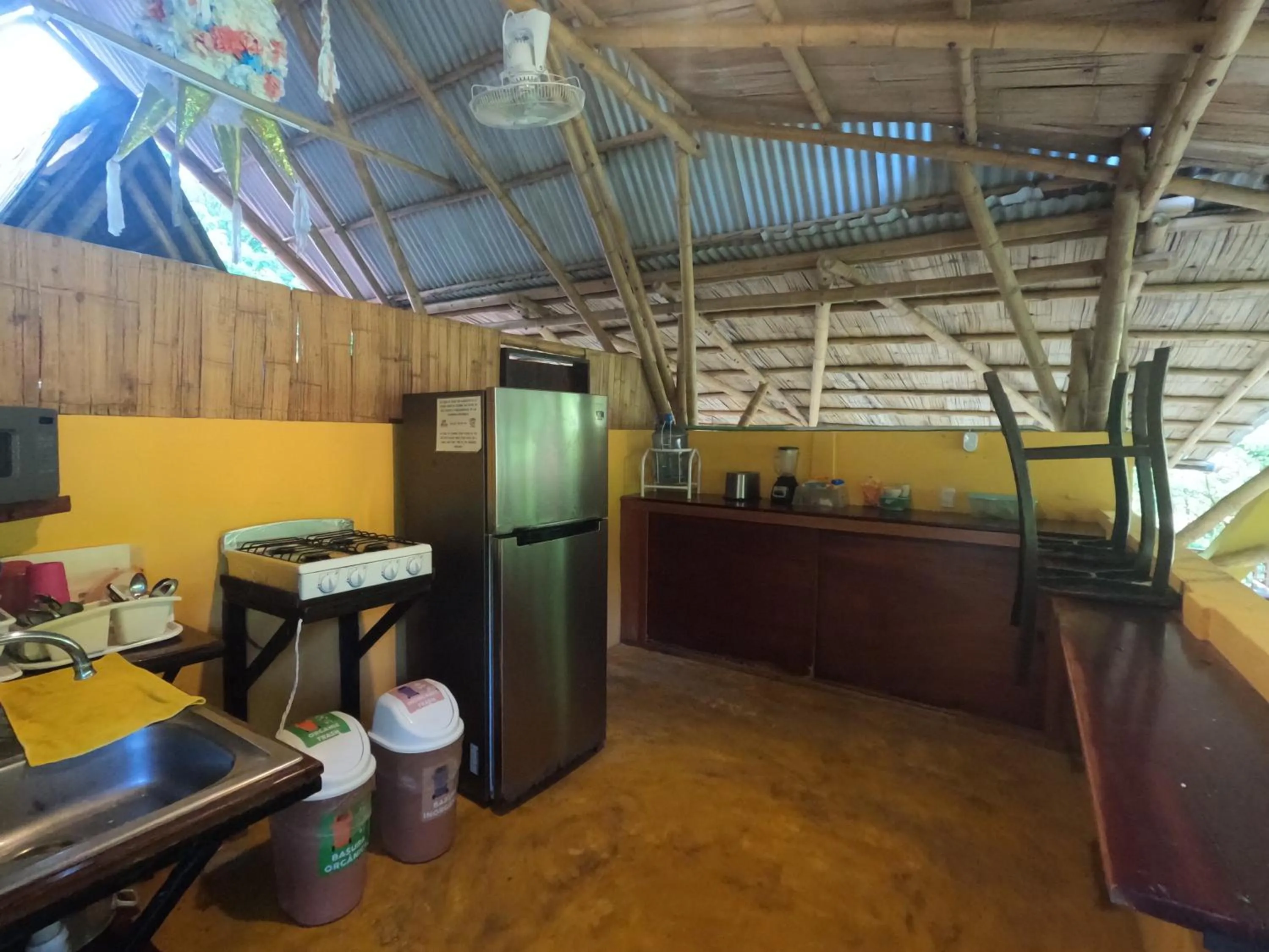 Kitchen or kitchenette in Cabañas Kin Balam Palenque