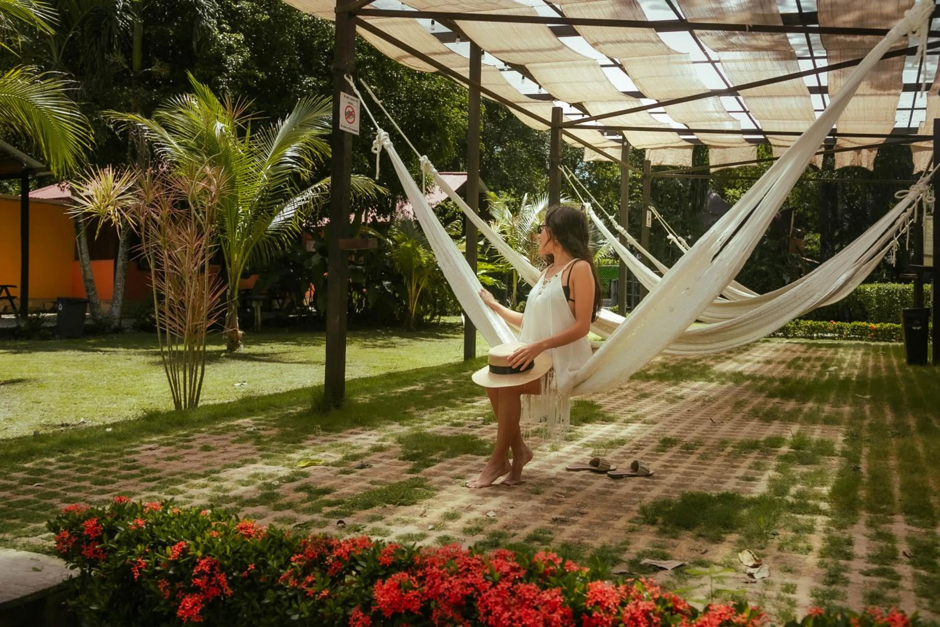 Garden in Cabañas Kin Balam Palenque