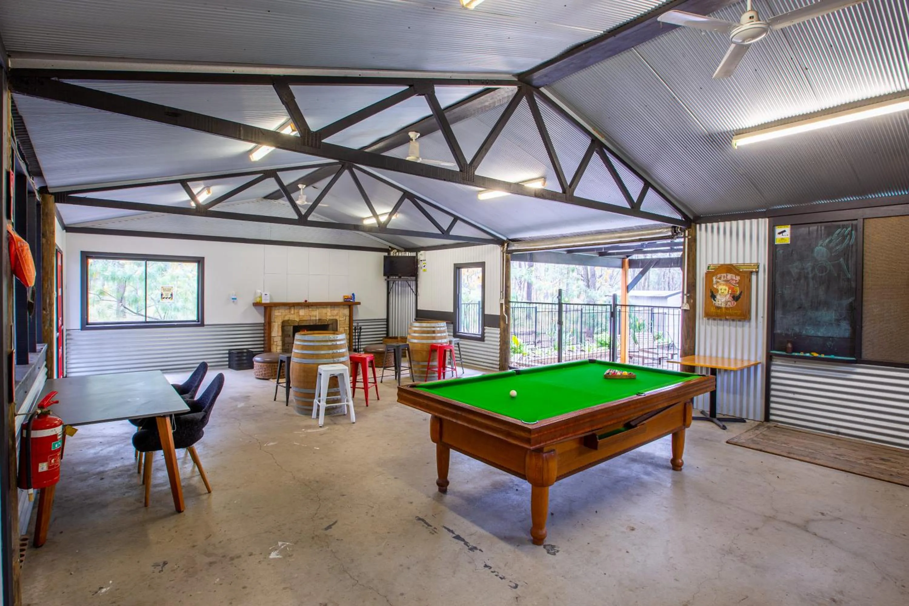 Game Room in Pokolbin Cottages