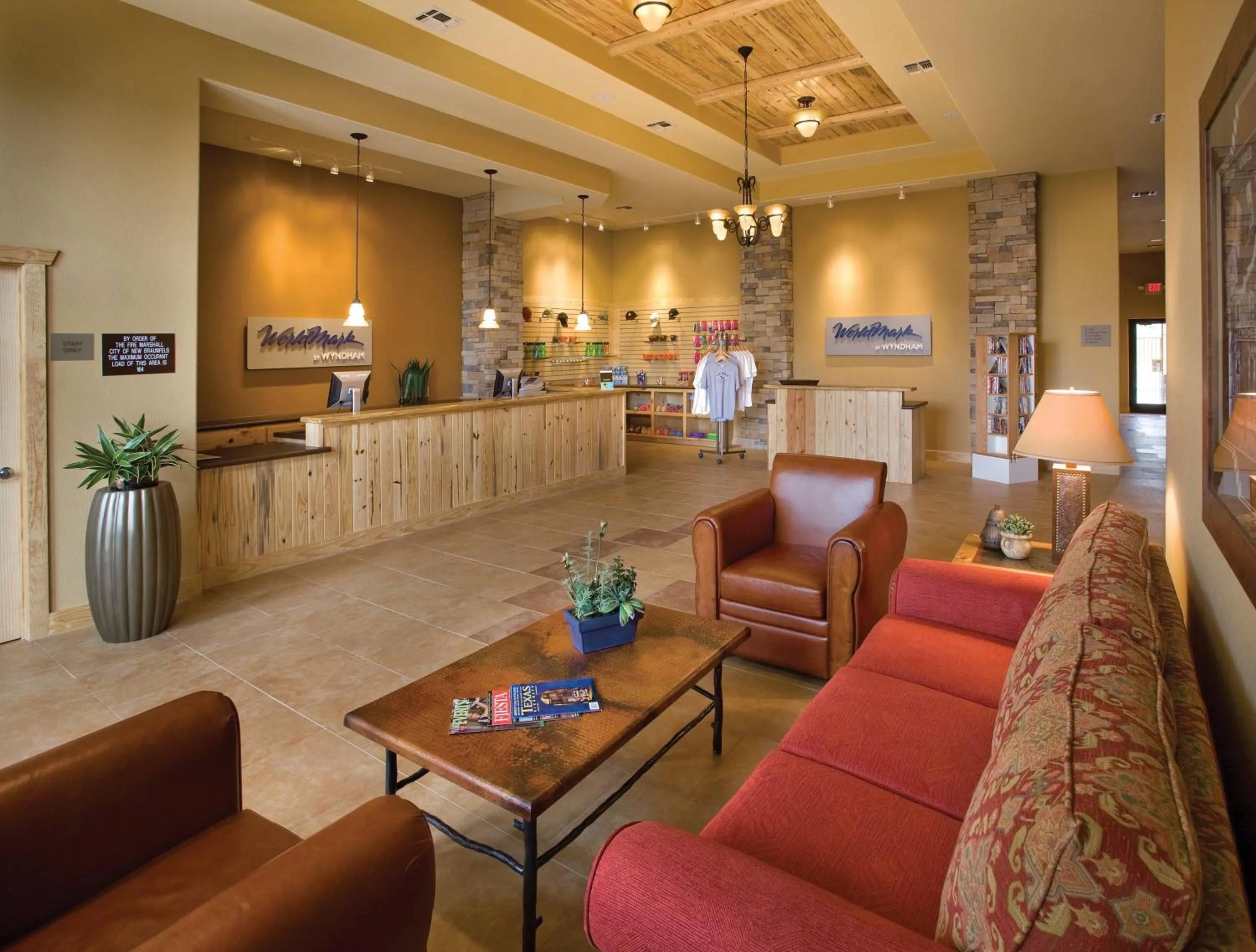 Lobby or reception in WorldMark New Braunfels