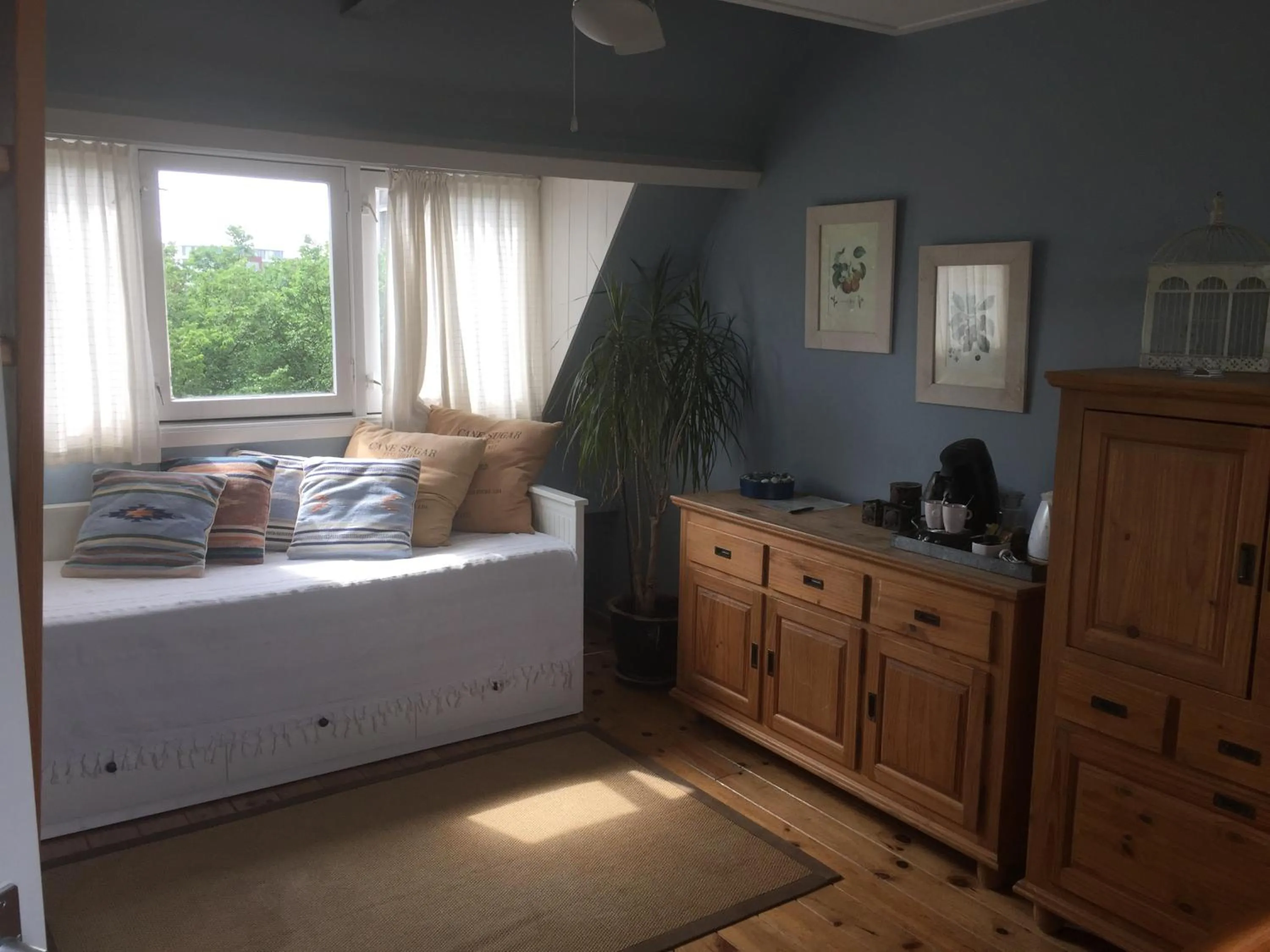 Bed in Blaine's: A B&B and private dining....