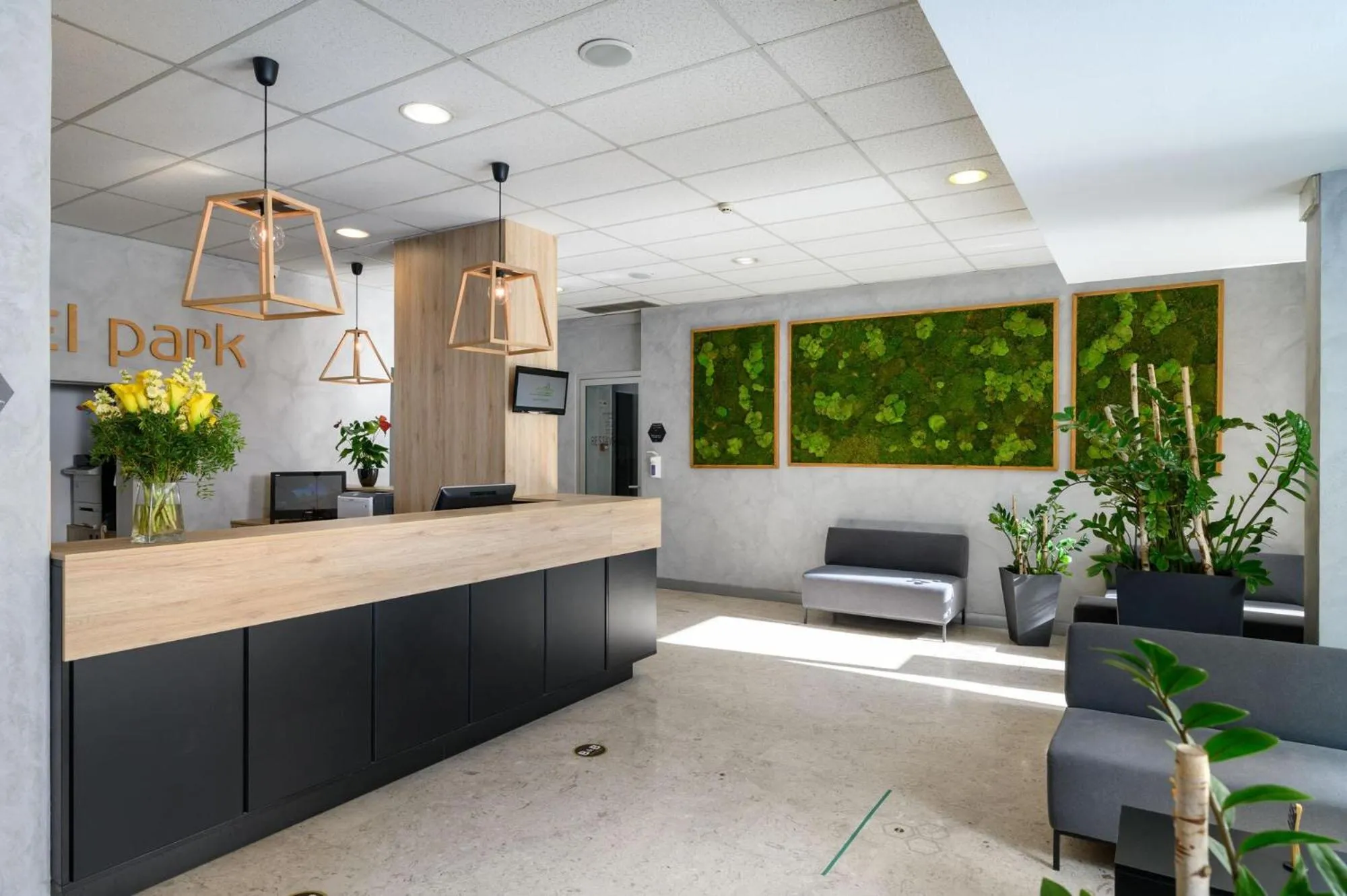 Lobby or reception in B&B Hotel Ljubljana Park