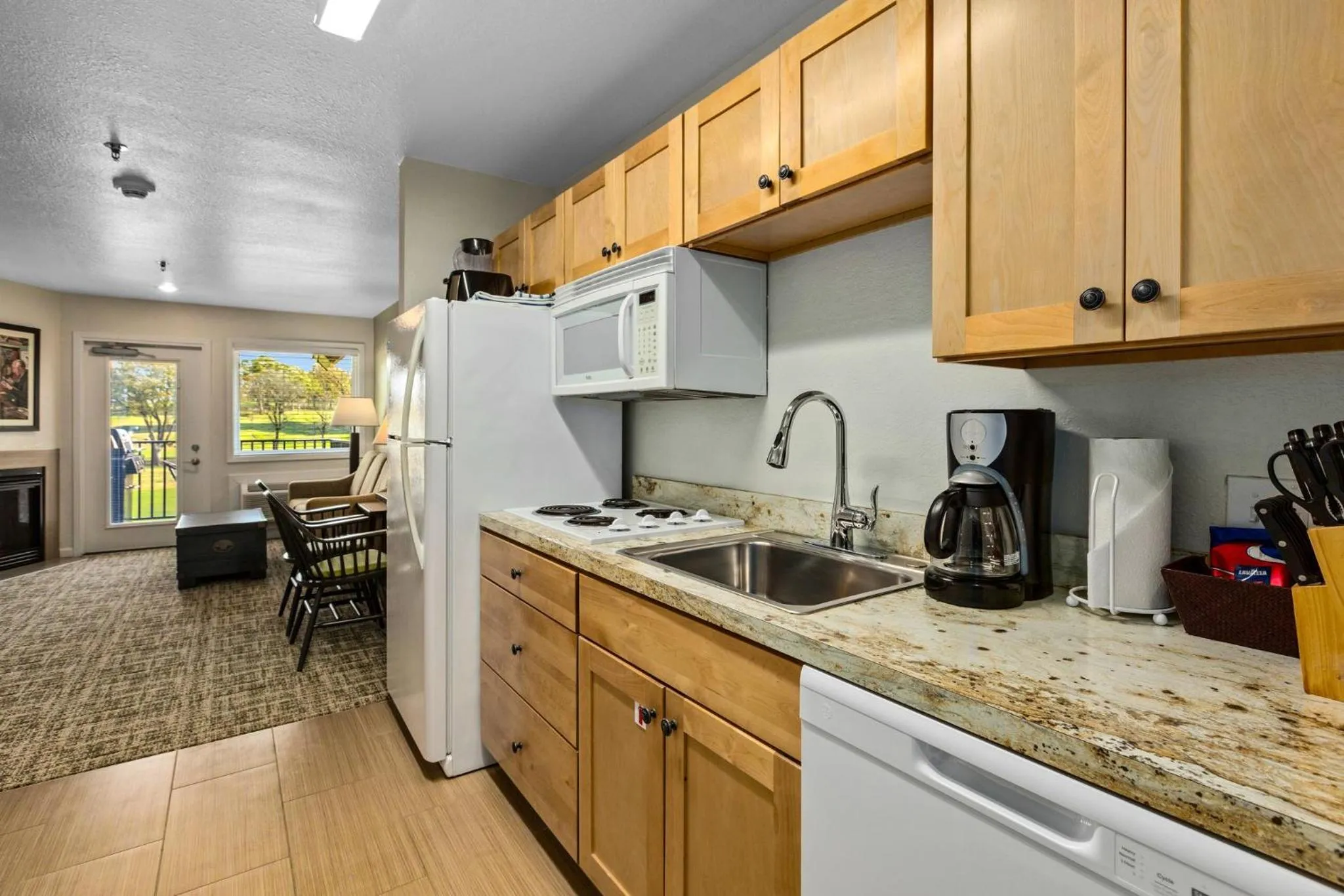 Communal kitchen in WorldMark Grand Lake