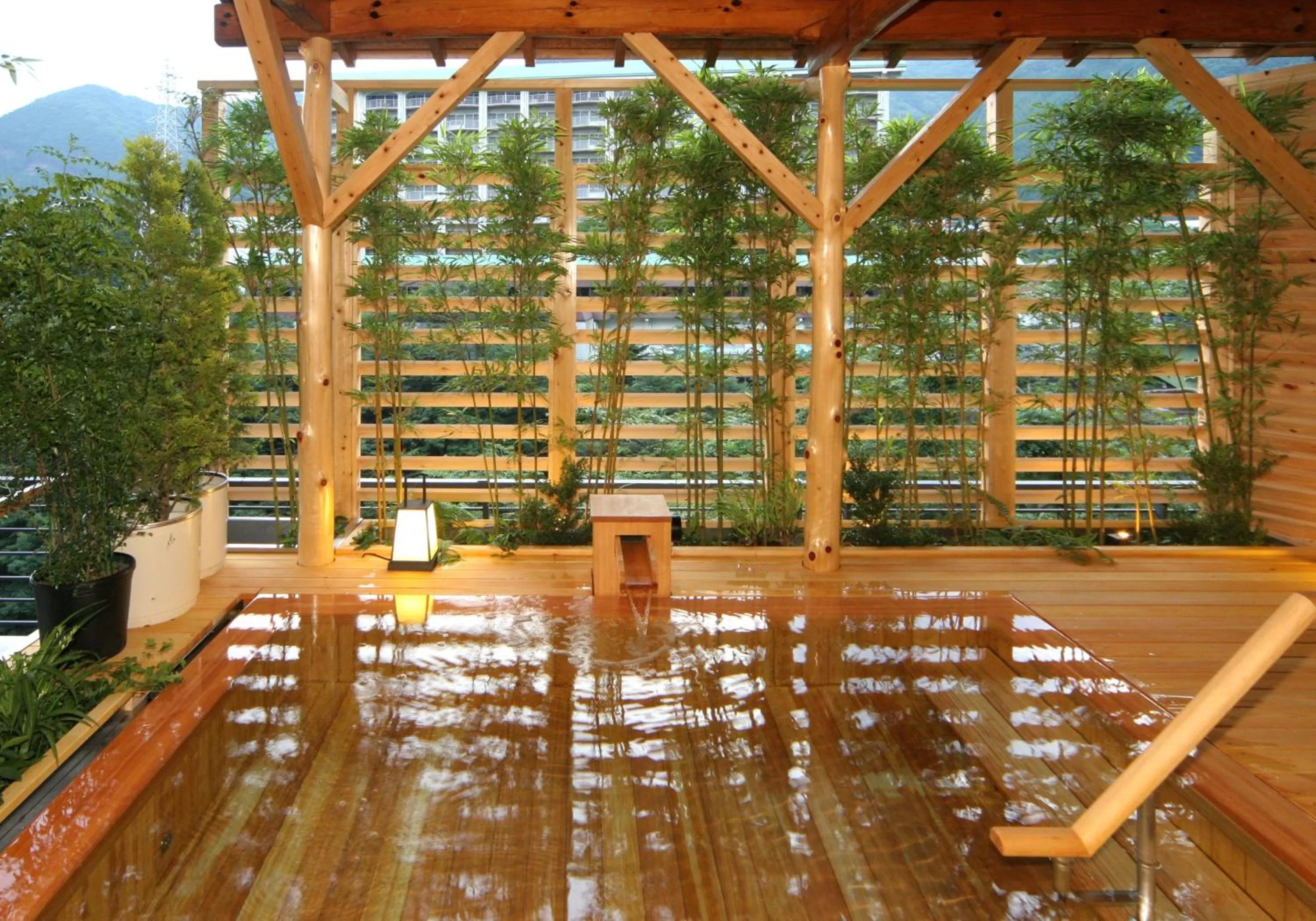 Hot Spring Bath in Kinugawa Onsen Sanraku