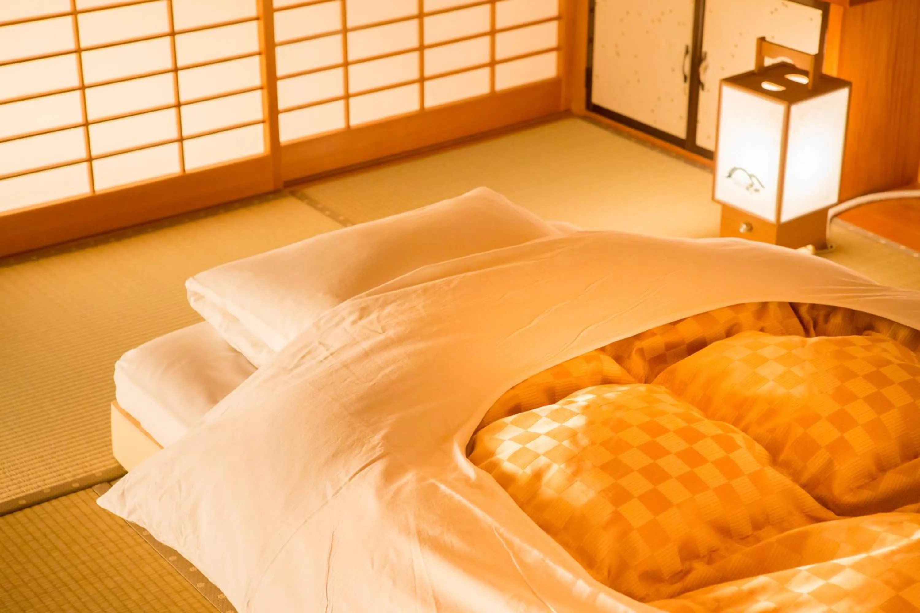 Photo of the whole room, Bed in Kinugawa Onsen Sanraku