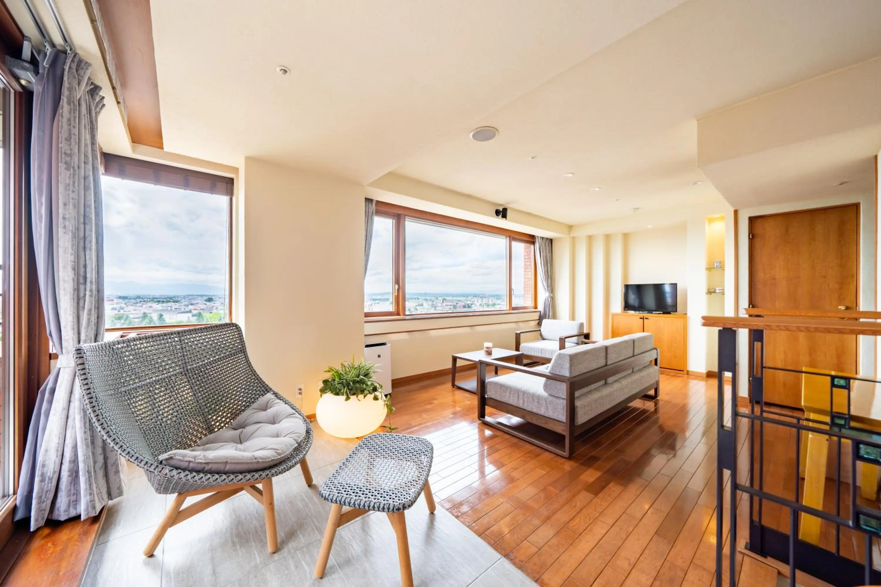 Photo of the whole room, Bed in Hokkaido Hotel