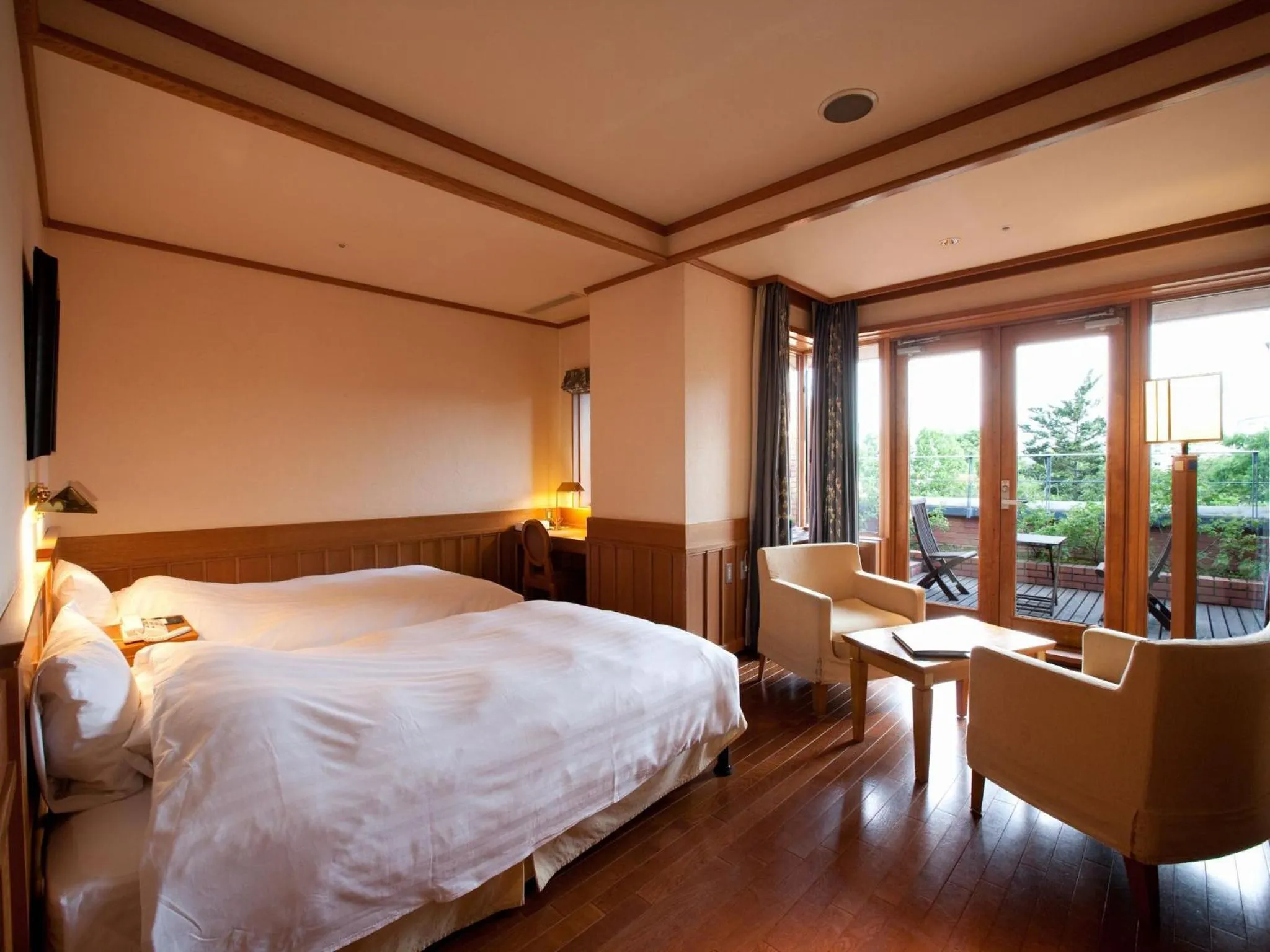 Photo of the whole room, Bed in Hokkaido Hotel