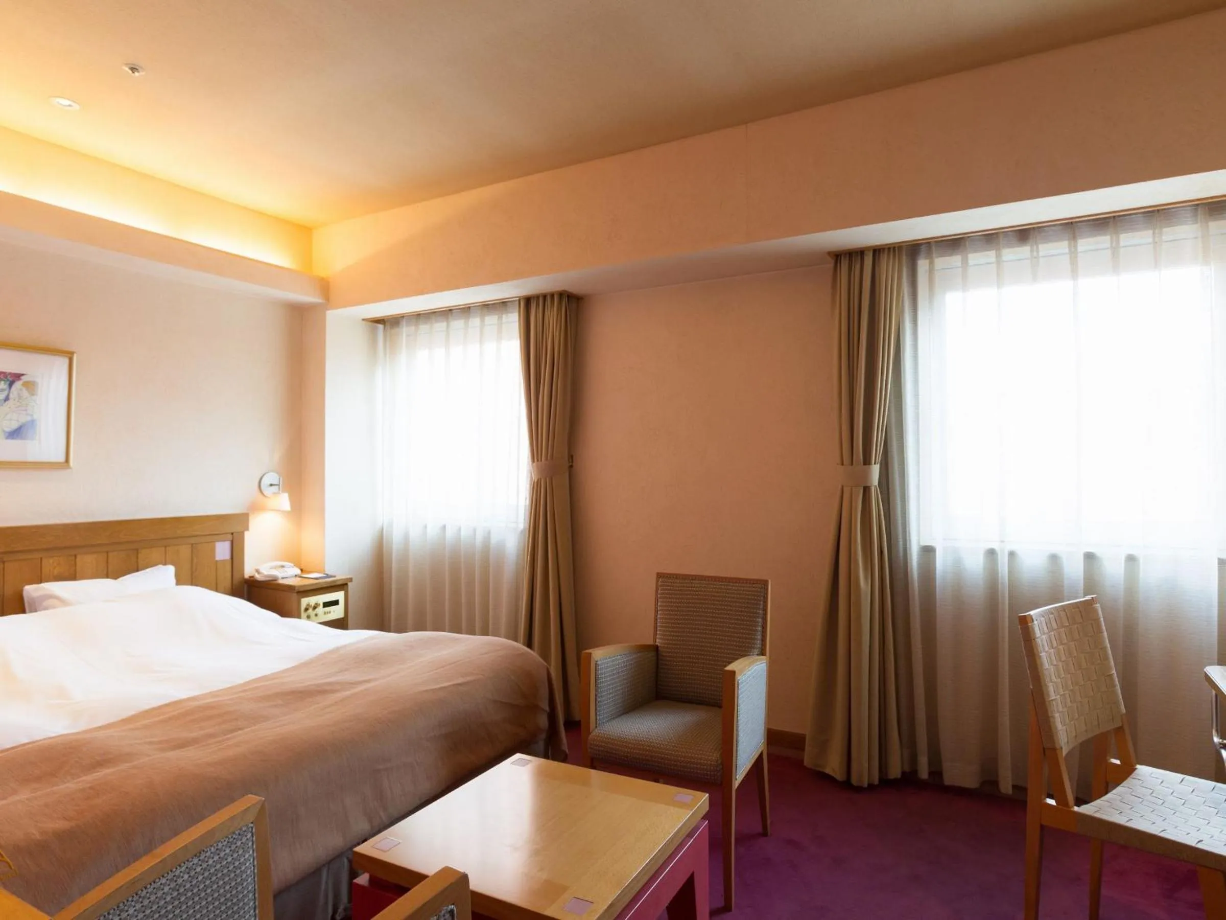 Photo of the whole room, Bed in Hokkaido Hotel