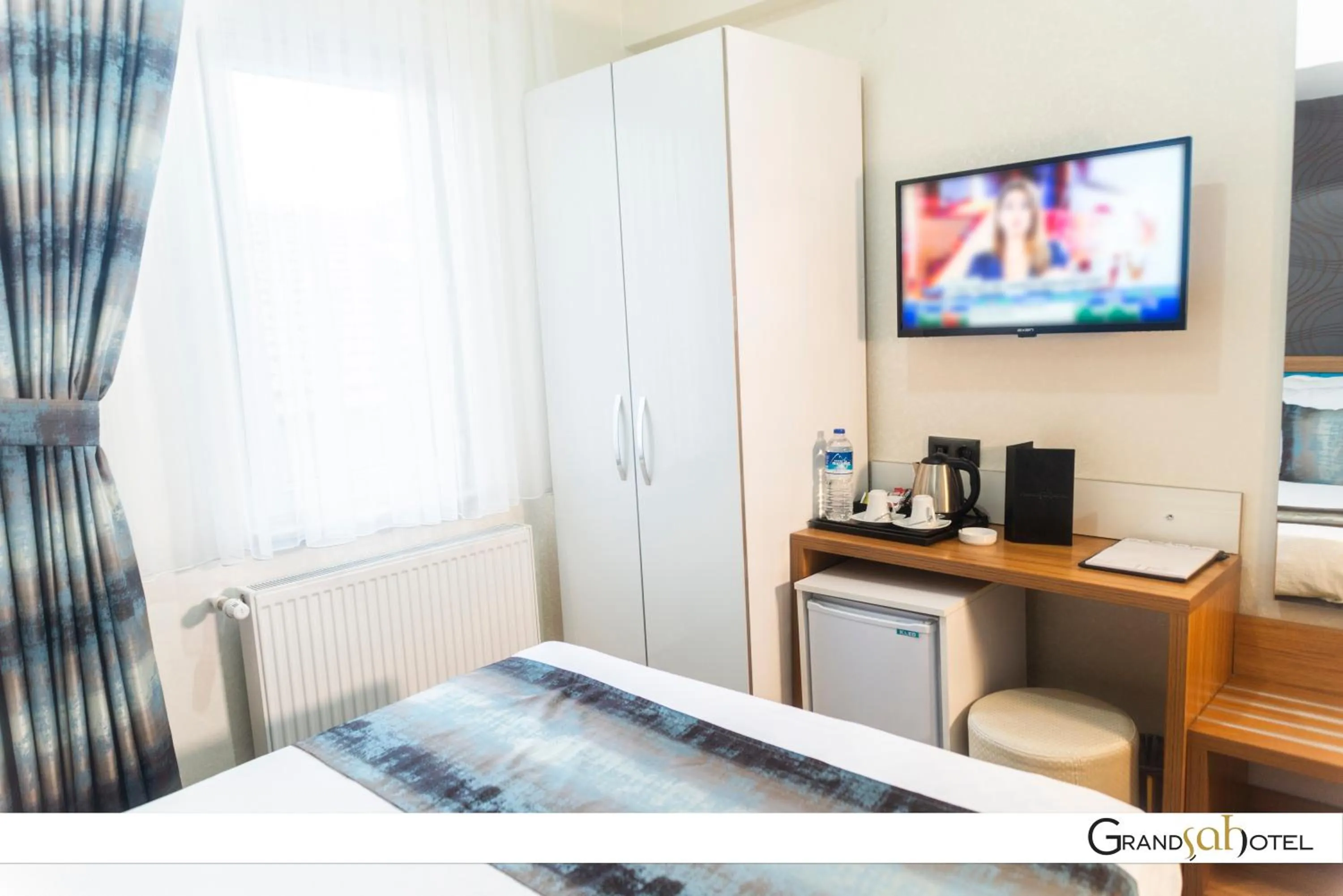 Bed in GRAND ŞAH OTEL