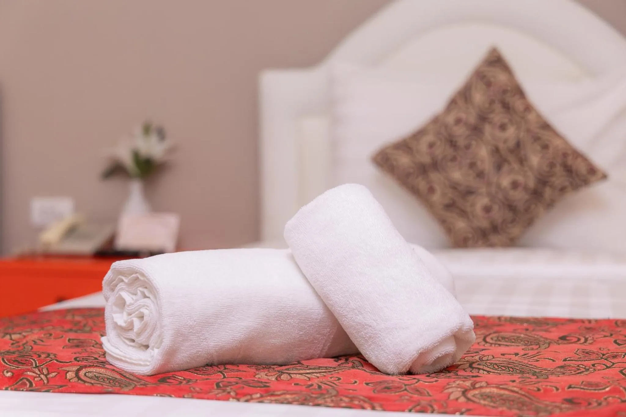 Bed in Rasa Boutique Hotel Chiang Rai