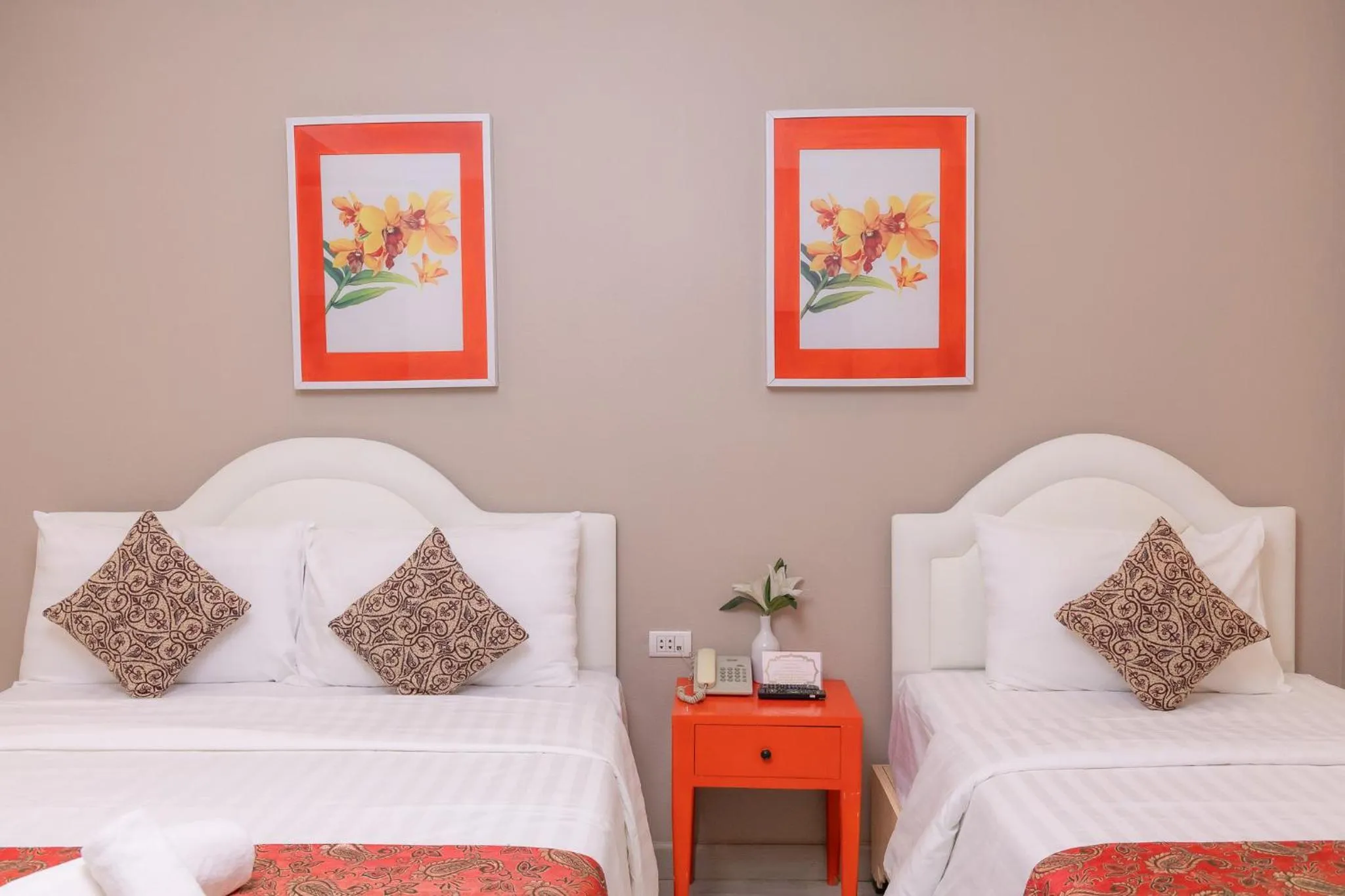 Bed in Rasa Boutique Hotel Chiang Rai