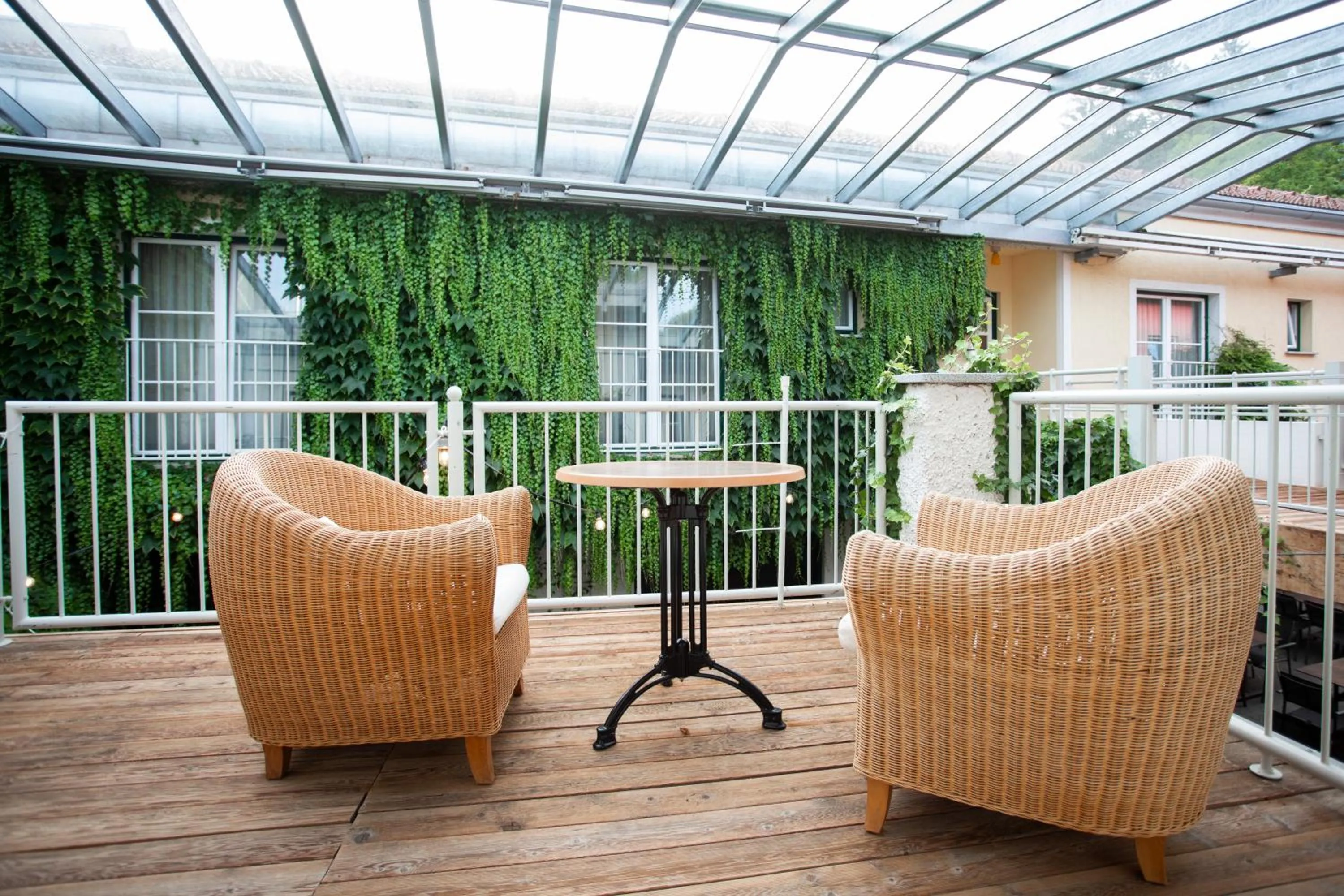 Patio in Gasthof Hotel Zweimüller
