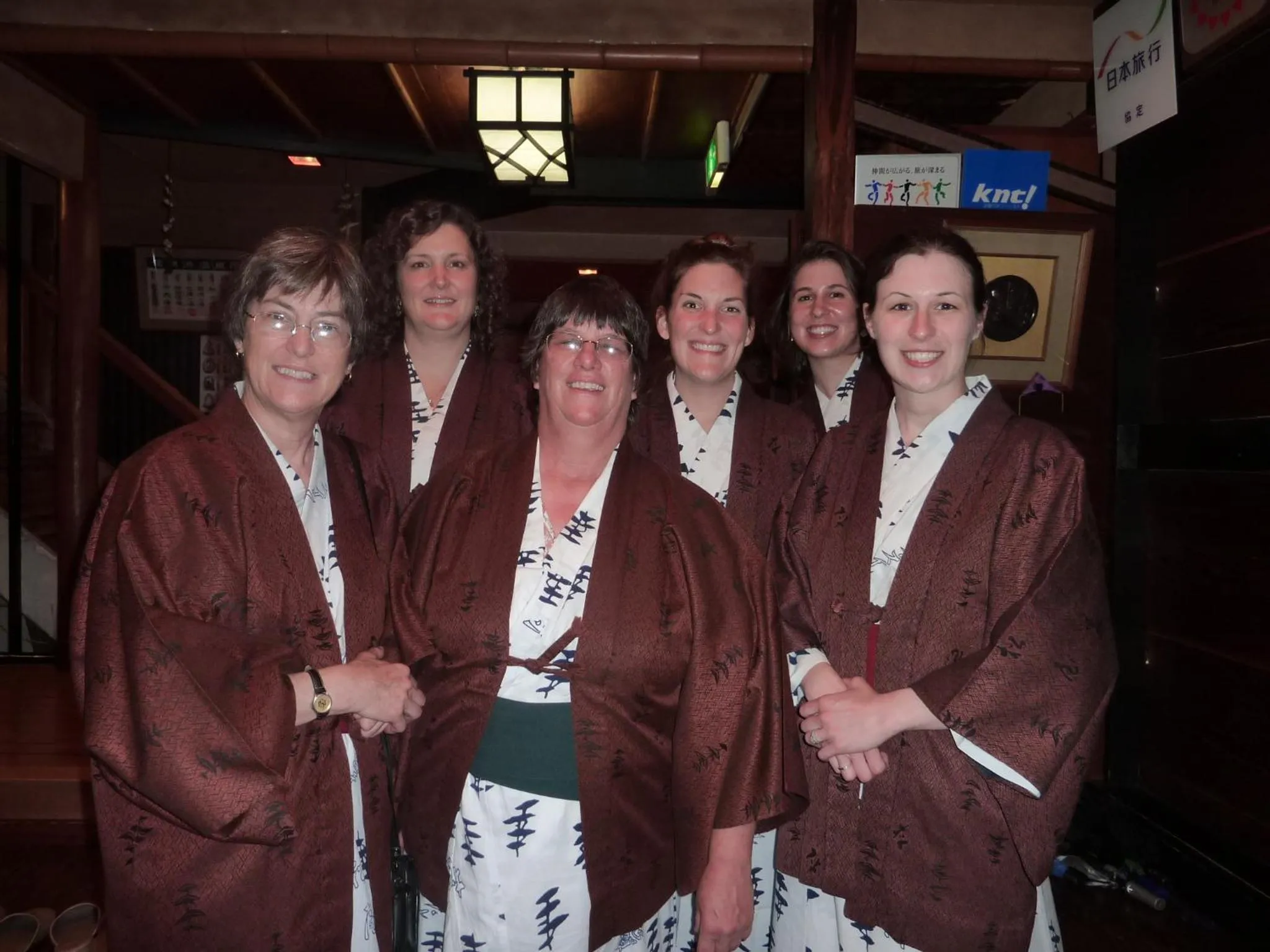 group of guests in Senshinkan Matsuya