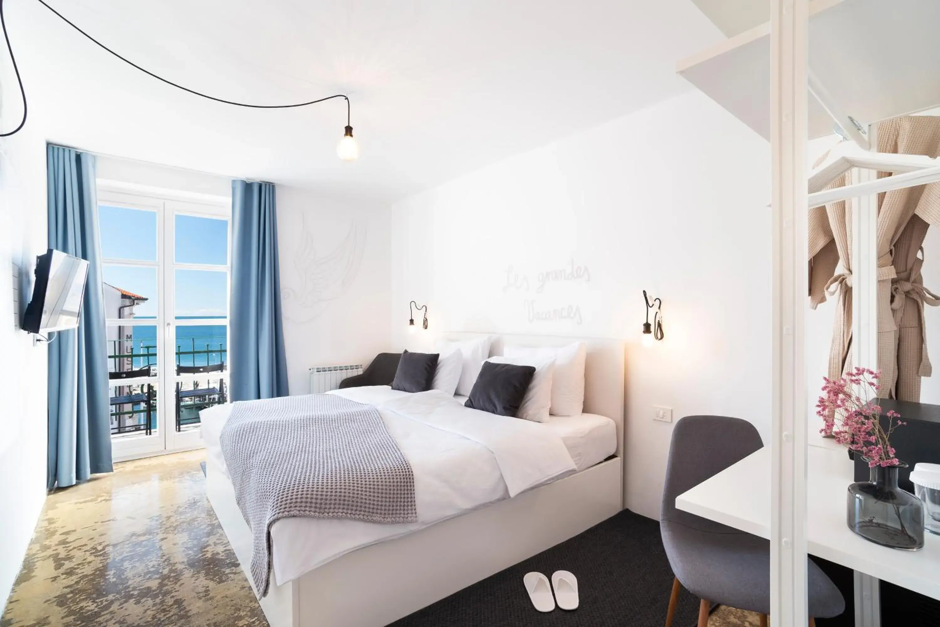 Double Room with Balcony and Sea View - single occupancy in Art Hotel Tartini Double Room with Balcony and Sea View - single occupancy in Art Hotel Tartini