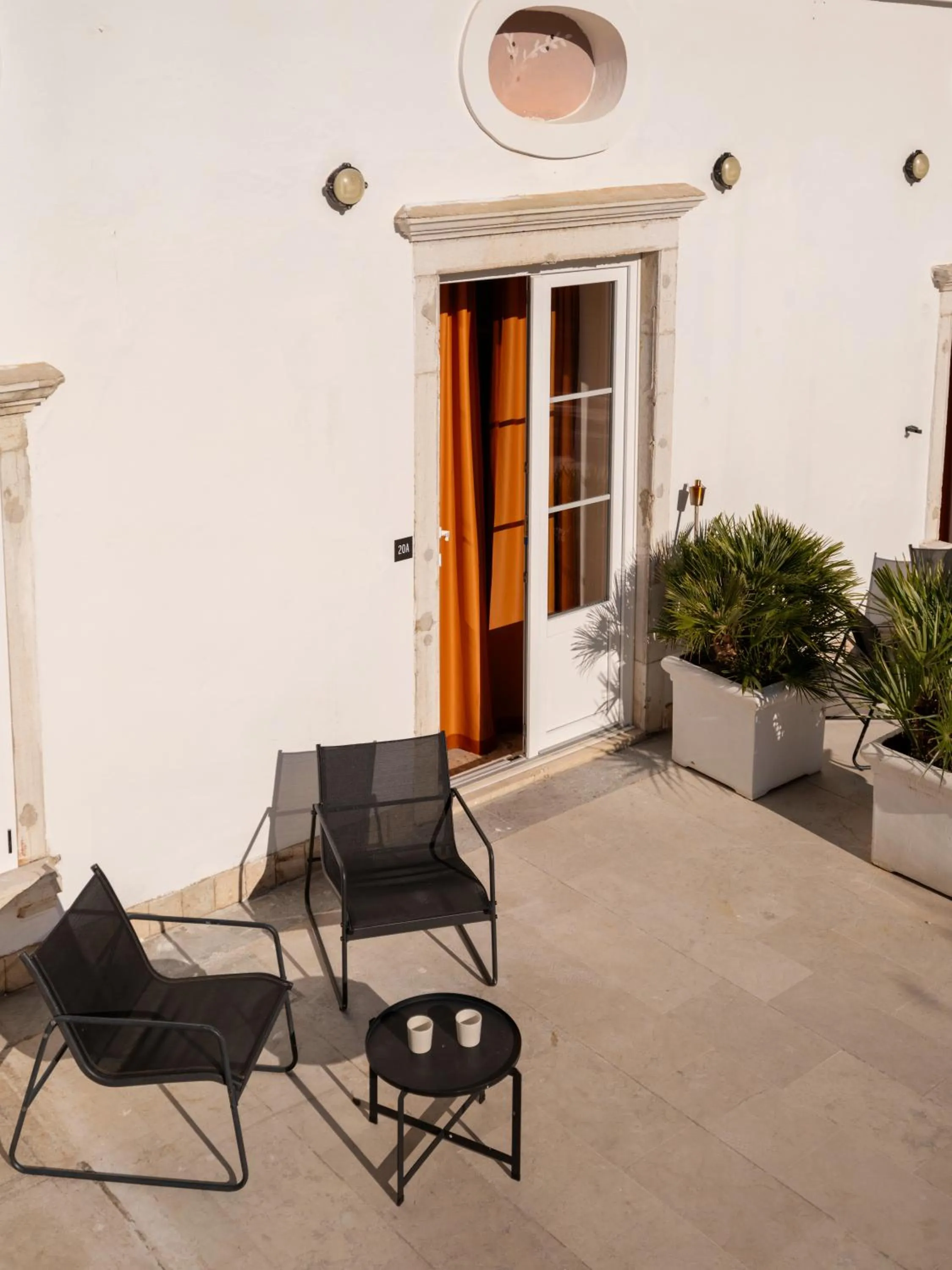 Patio in Art Hotel Tartini