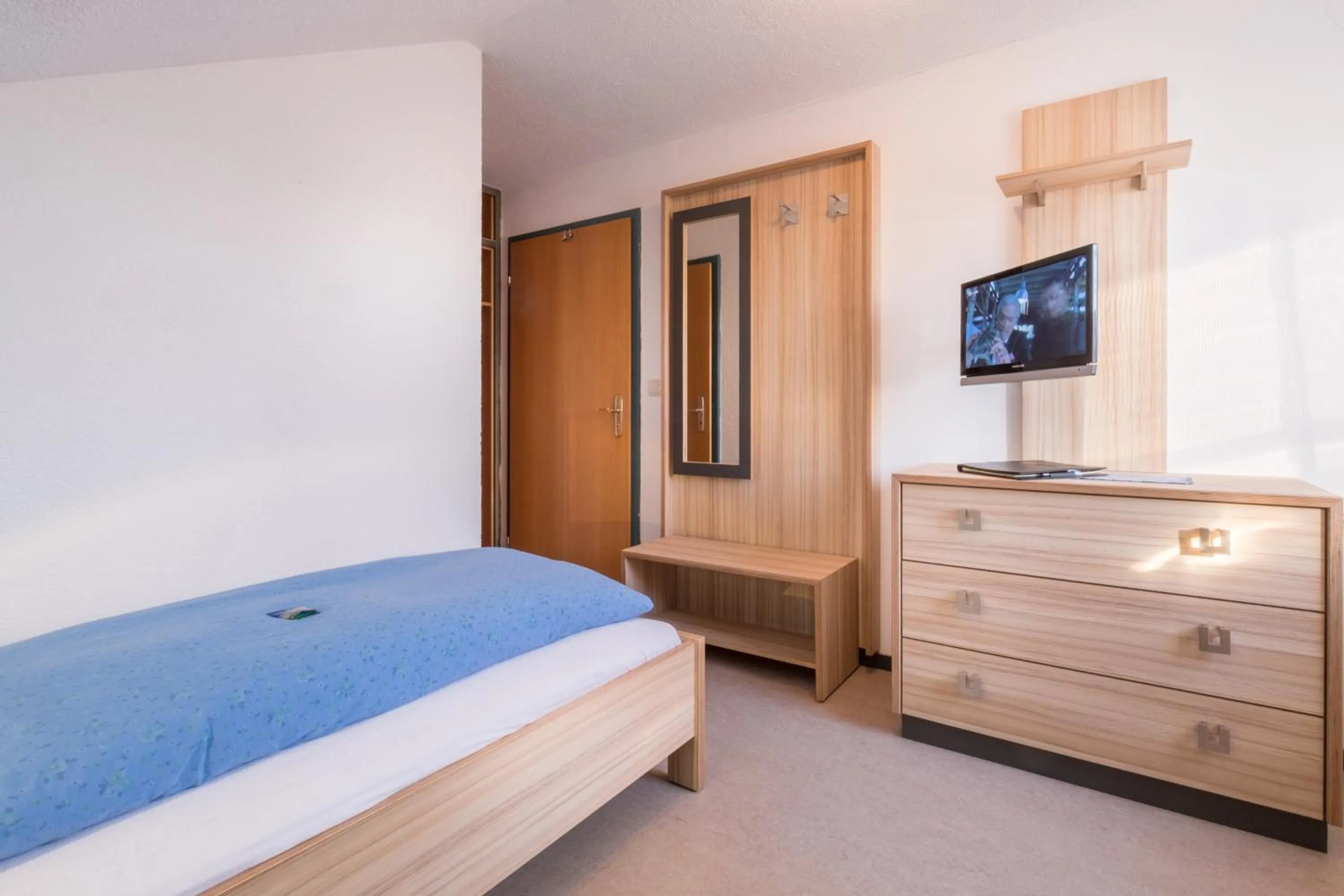 Photo of the whole room, Bed in Landhotel Zum Goldenen Kreuz