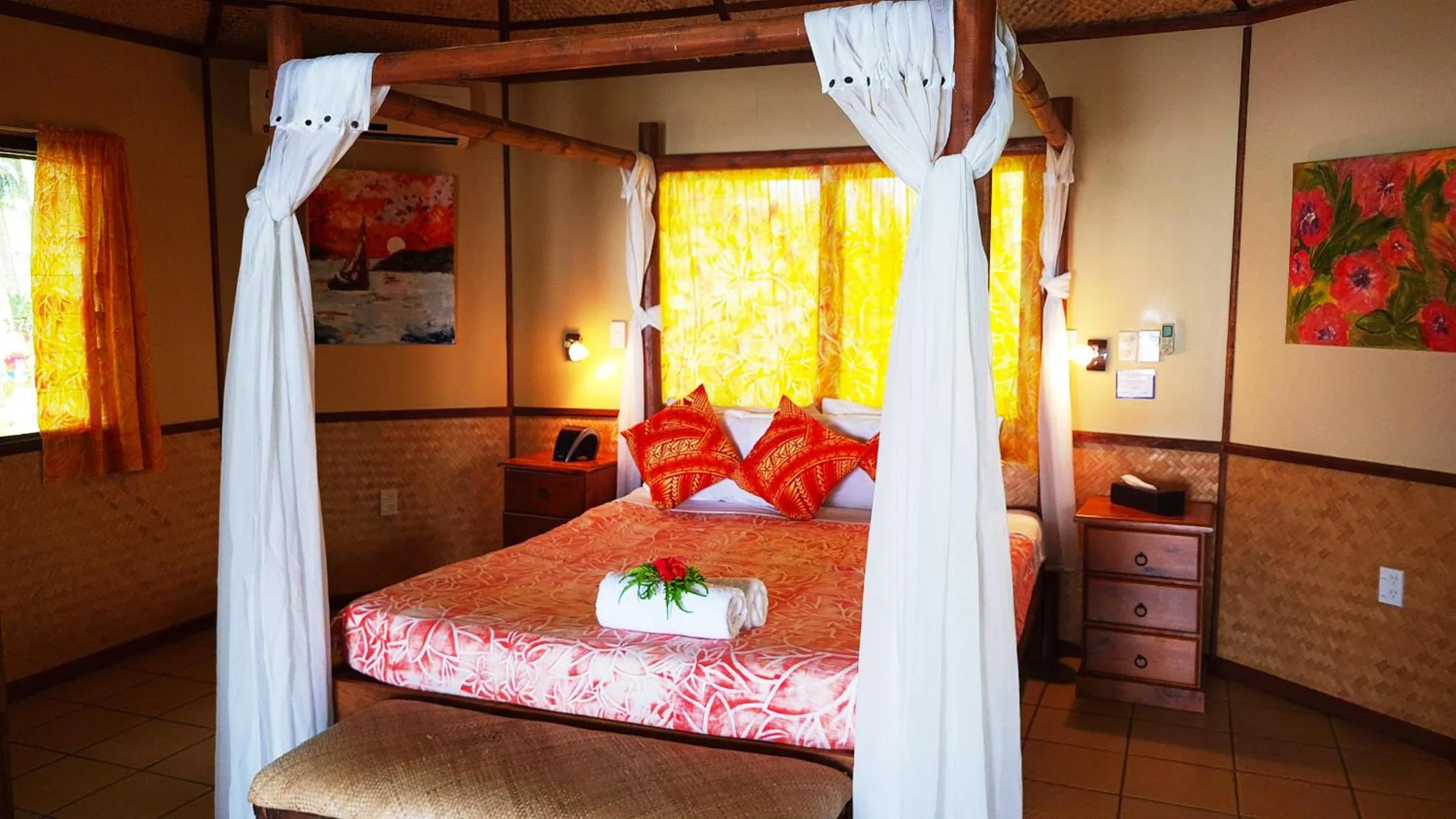 Bed in Le Vasa Resort