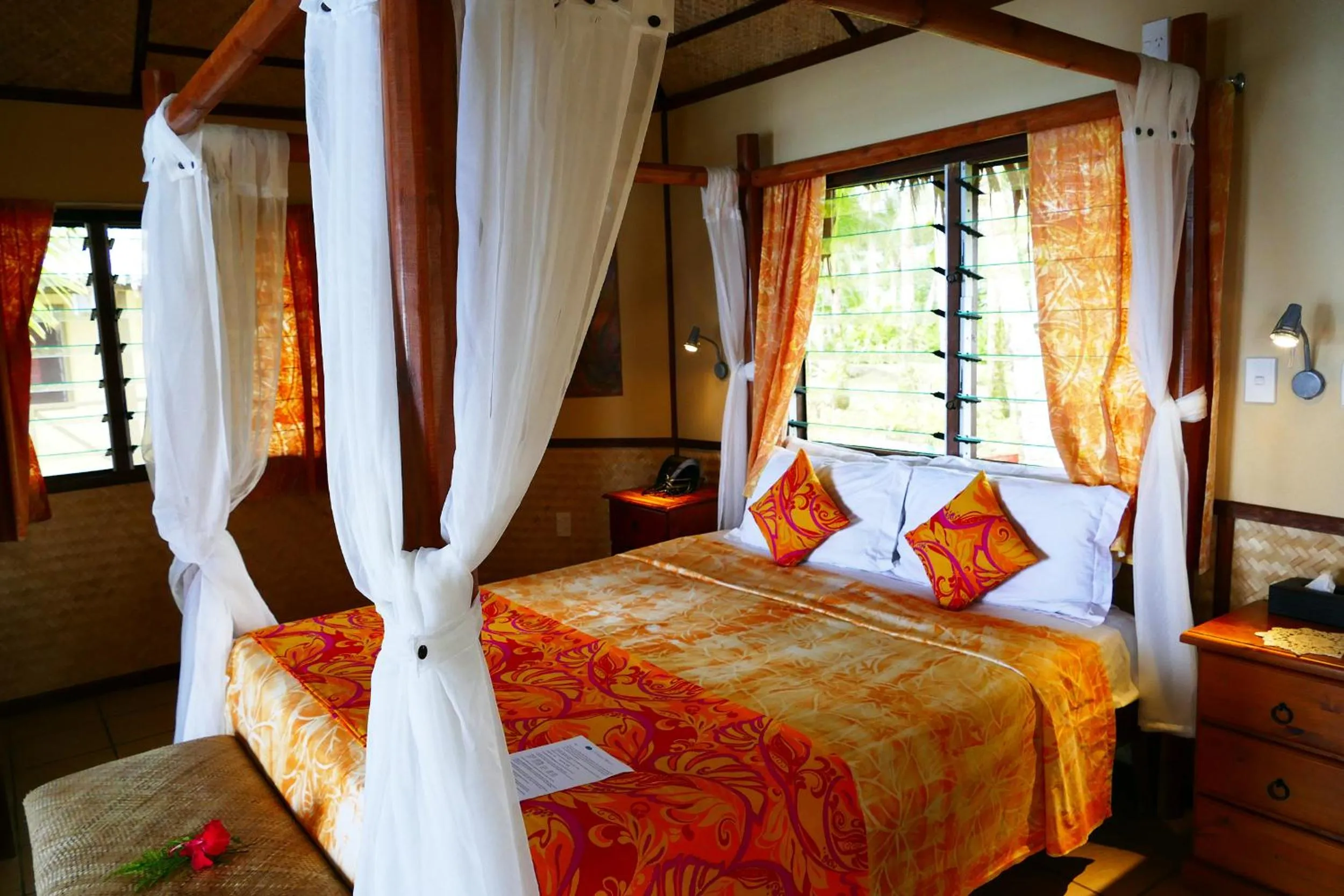 Bed in Le Vasa Resort