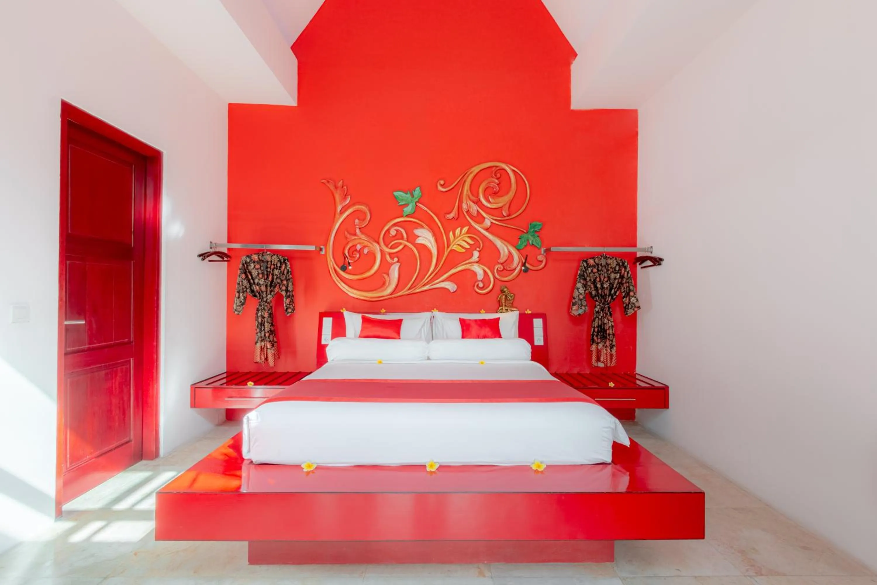 Bed in Bali Ginger Suites & Villa