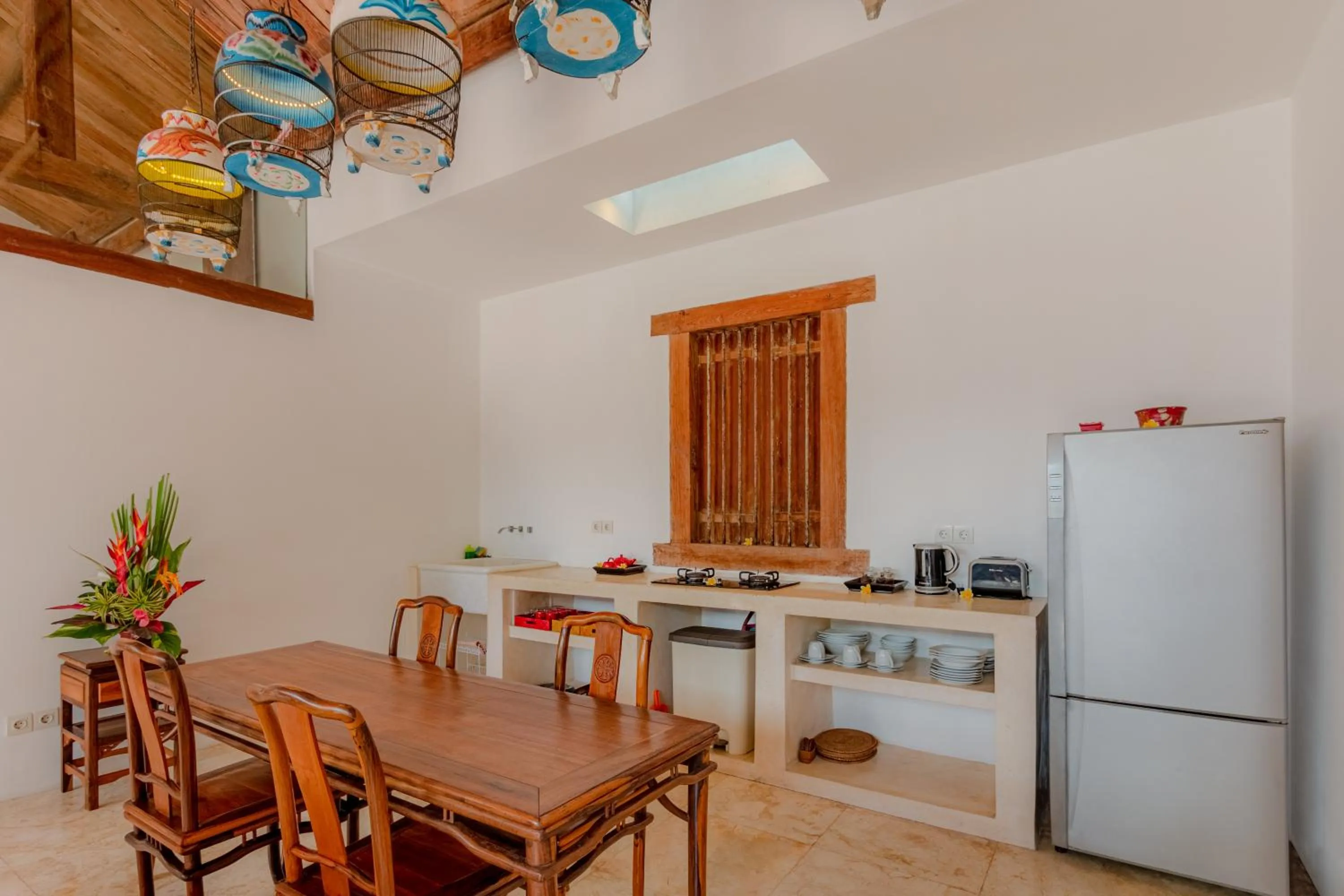 Kitchen or kitchenette in Bali Ginger Suites & Villa