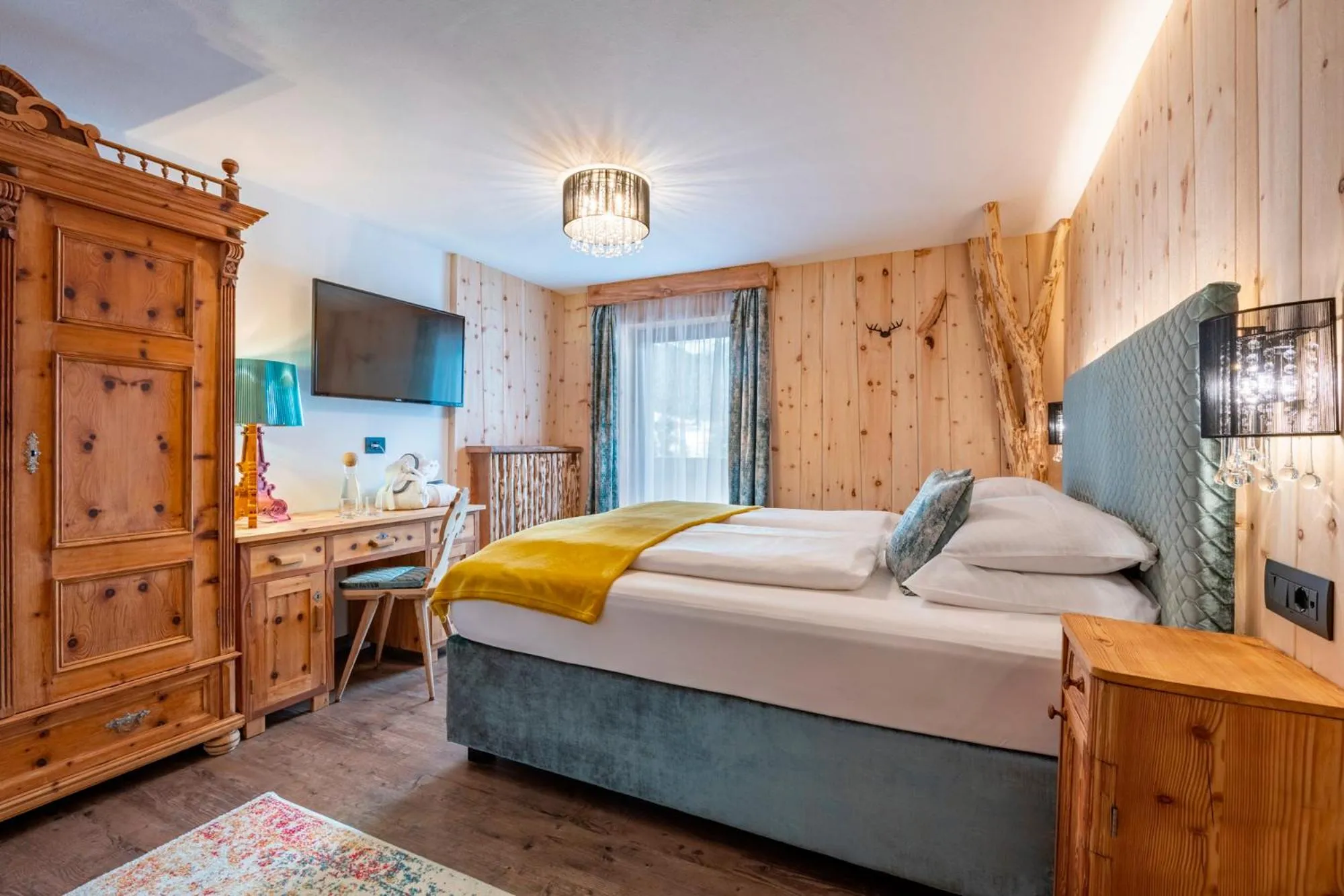 Bedroom, Bed in Hotel Jägerheim 3S