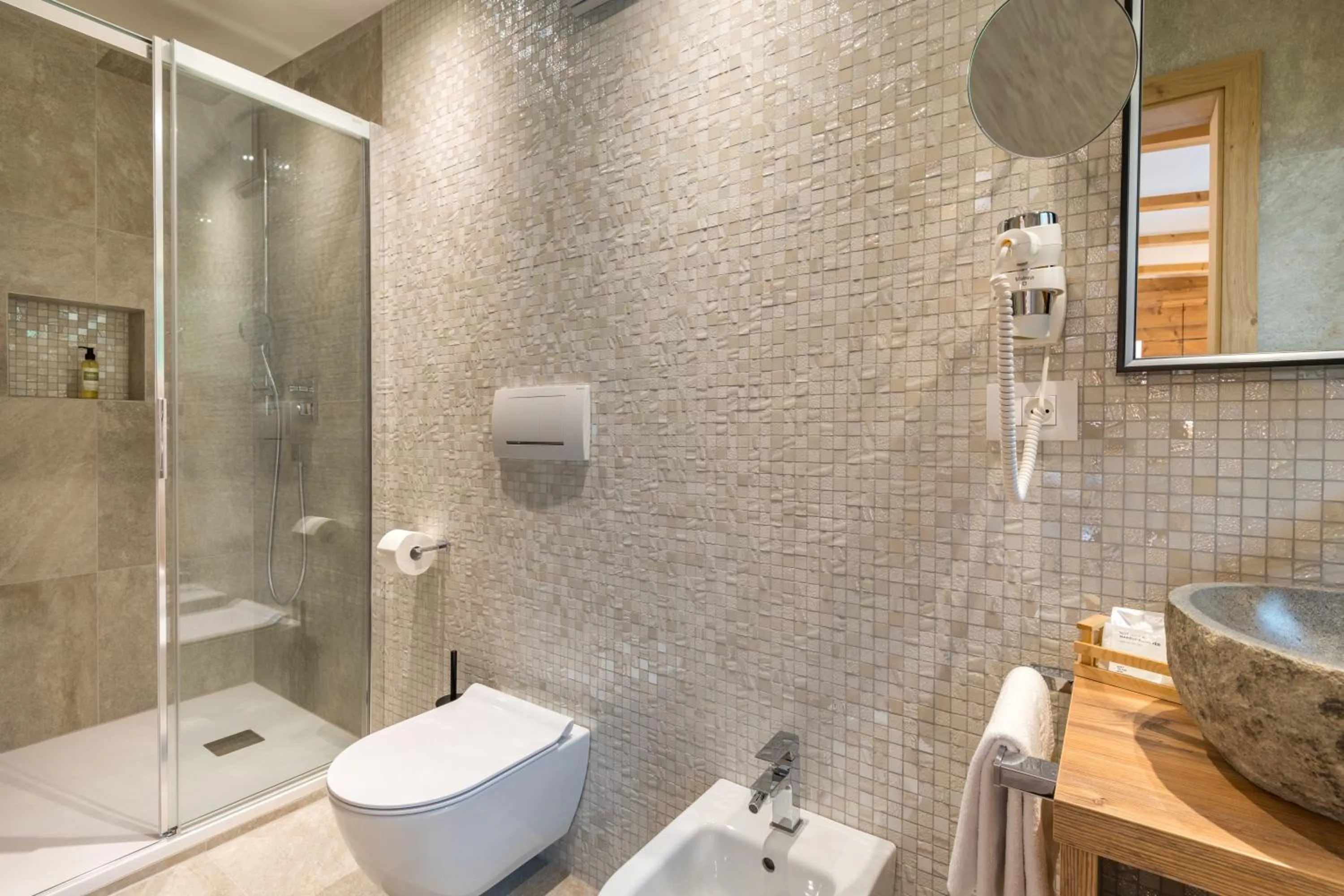 Shower in Hotel Jägerheim 3S